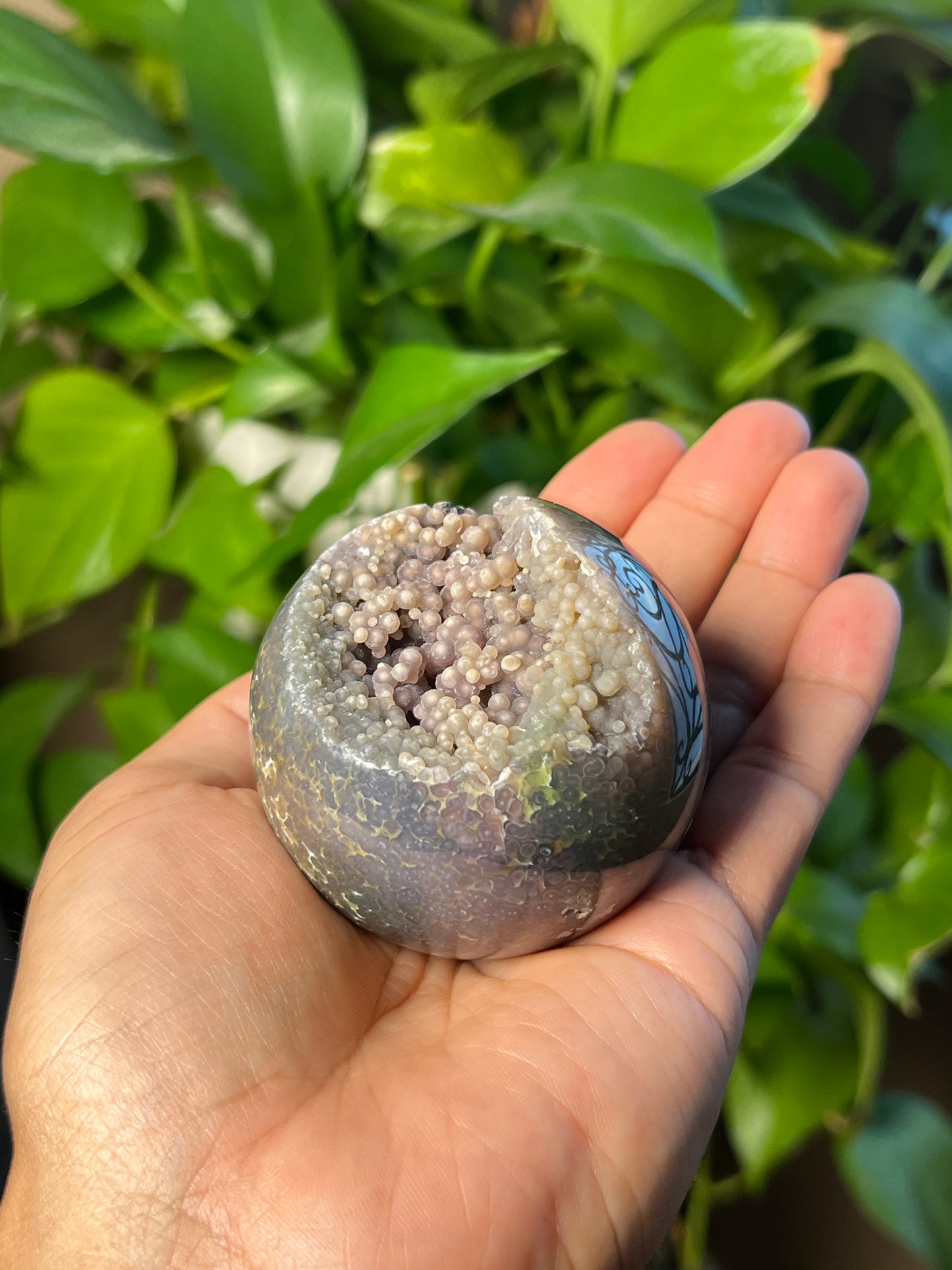 Grape Agate Sphere