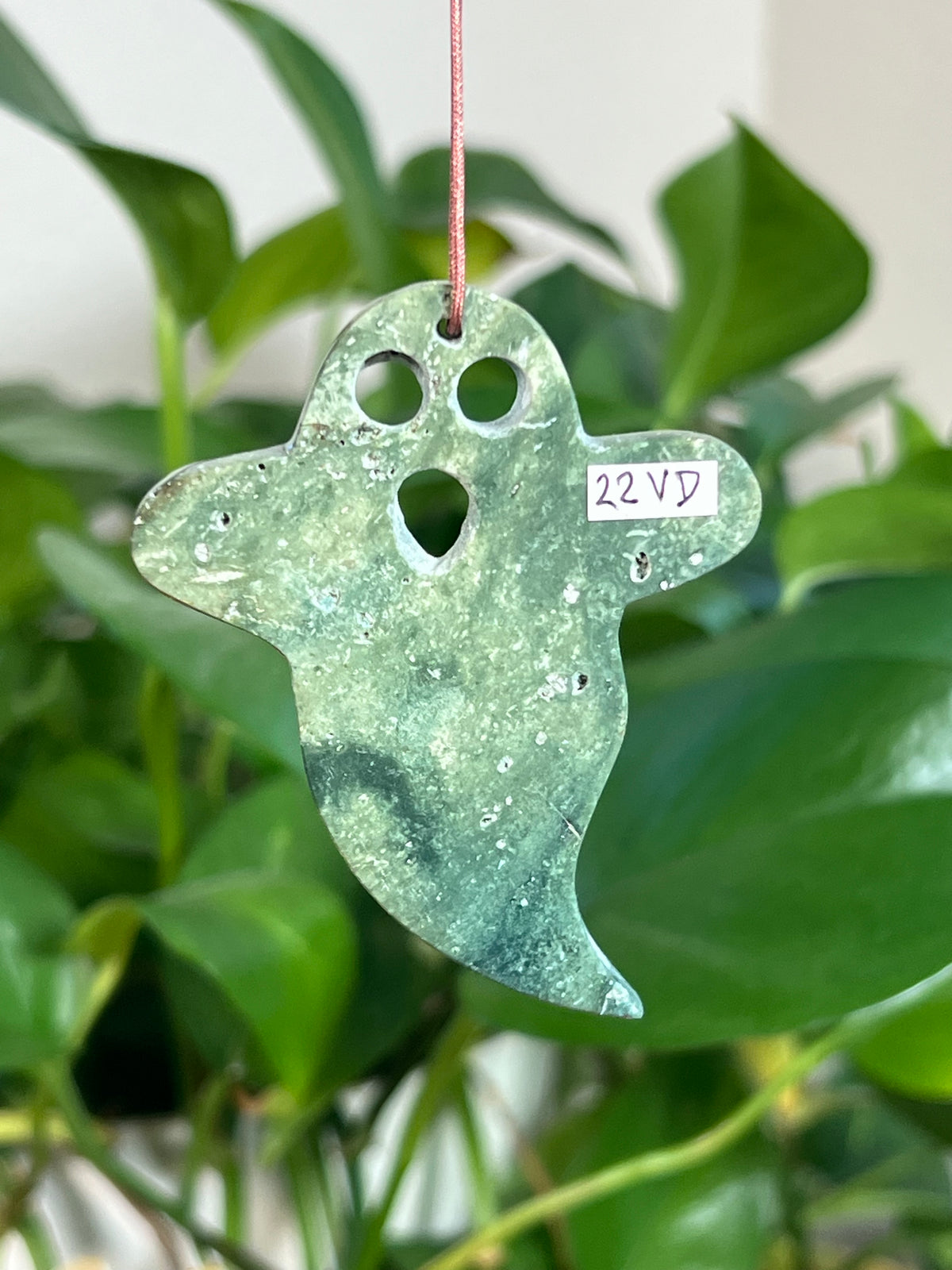 Blue Green Jasper Ghost Ornaments