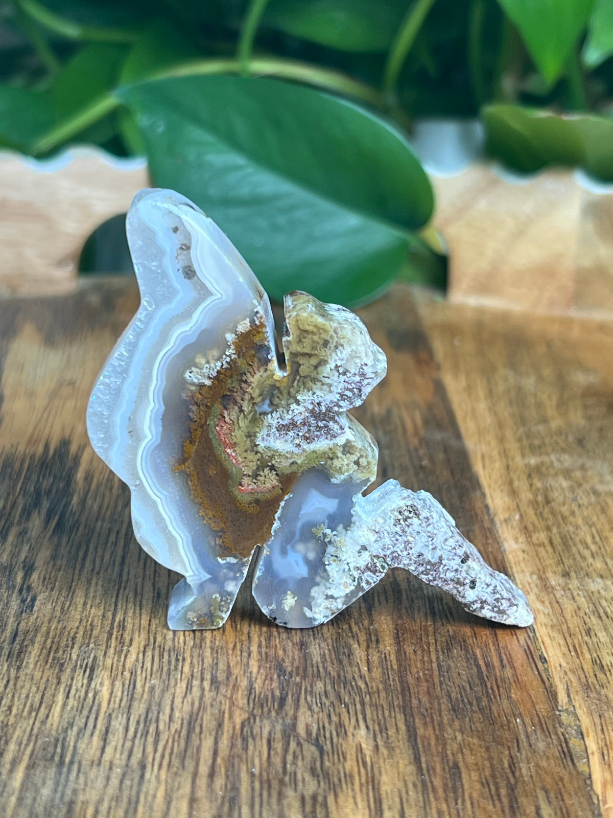 Scenic Moss Agate Pixie Fairy: E
