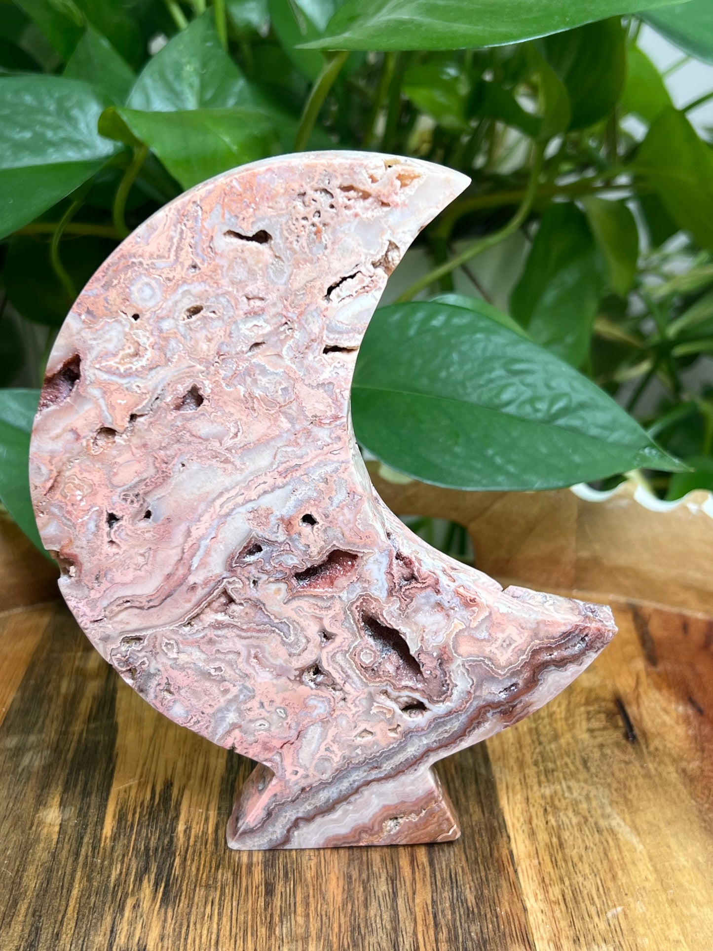 Crazy Lace Agate Moon: Li