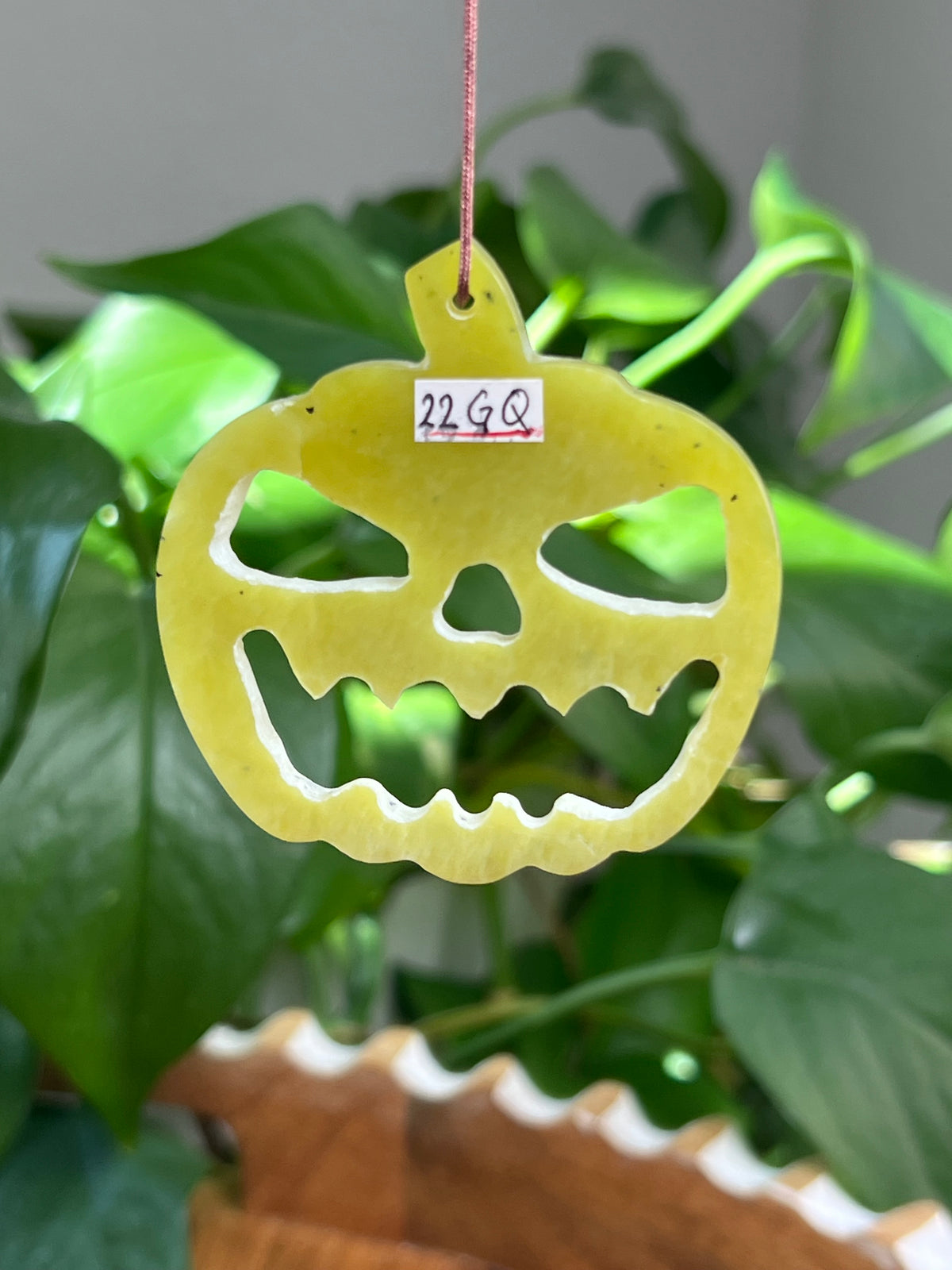 Idocrase Jack-O-Lantern Ornaments