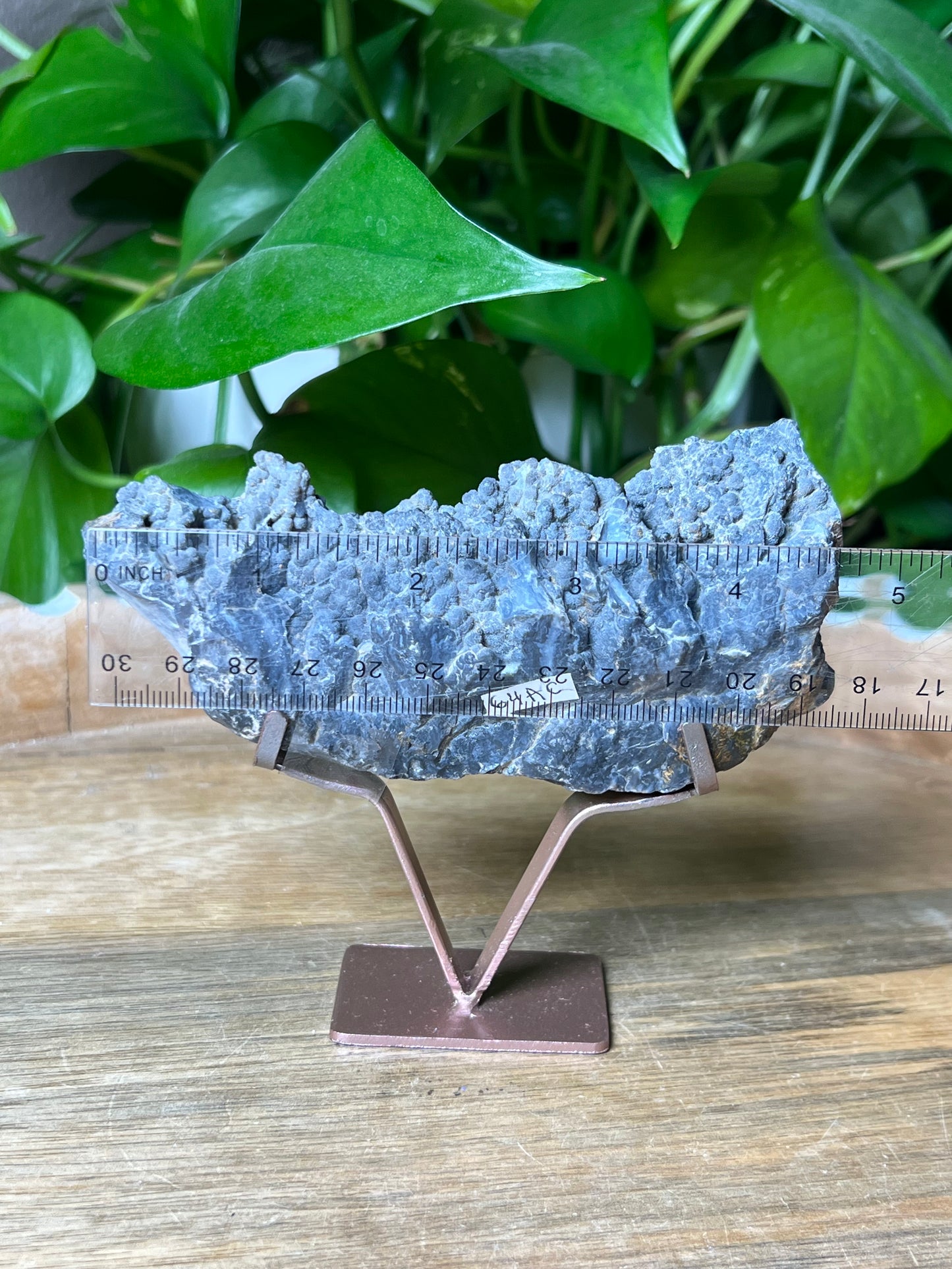Blue Plume Agate Slab
