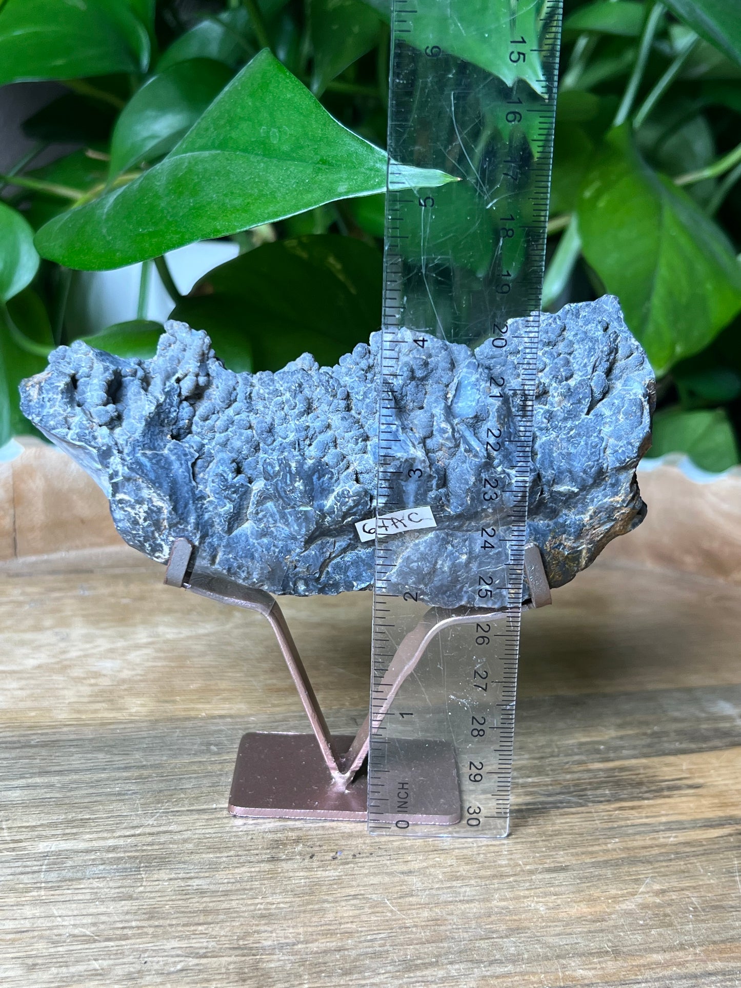 Blue Plume Agate Slab