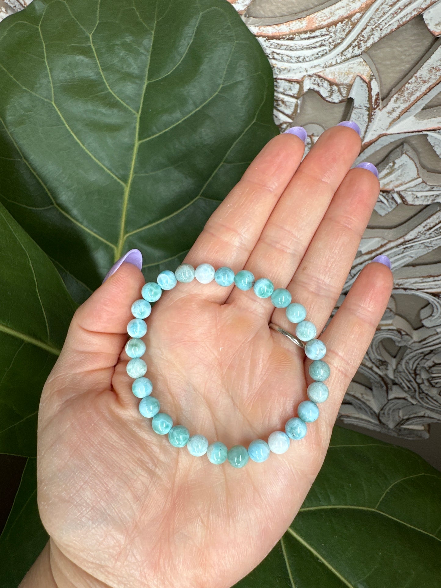 Larimar Beaded Bracelet