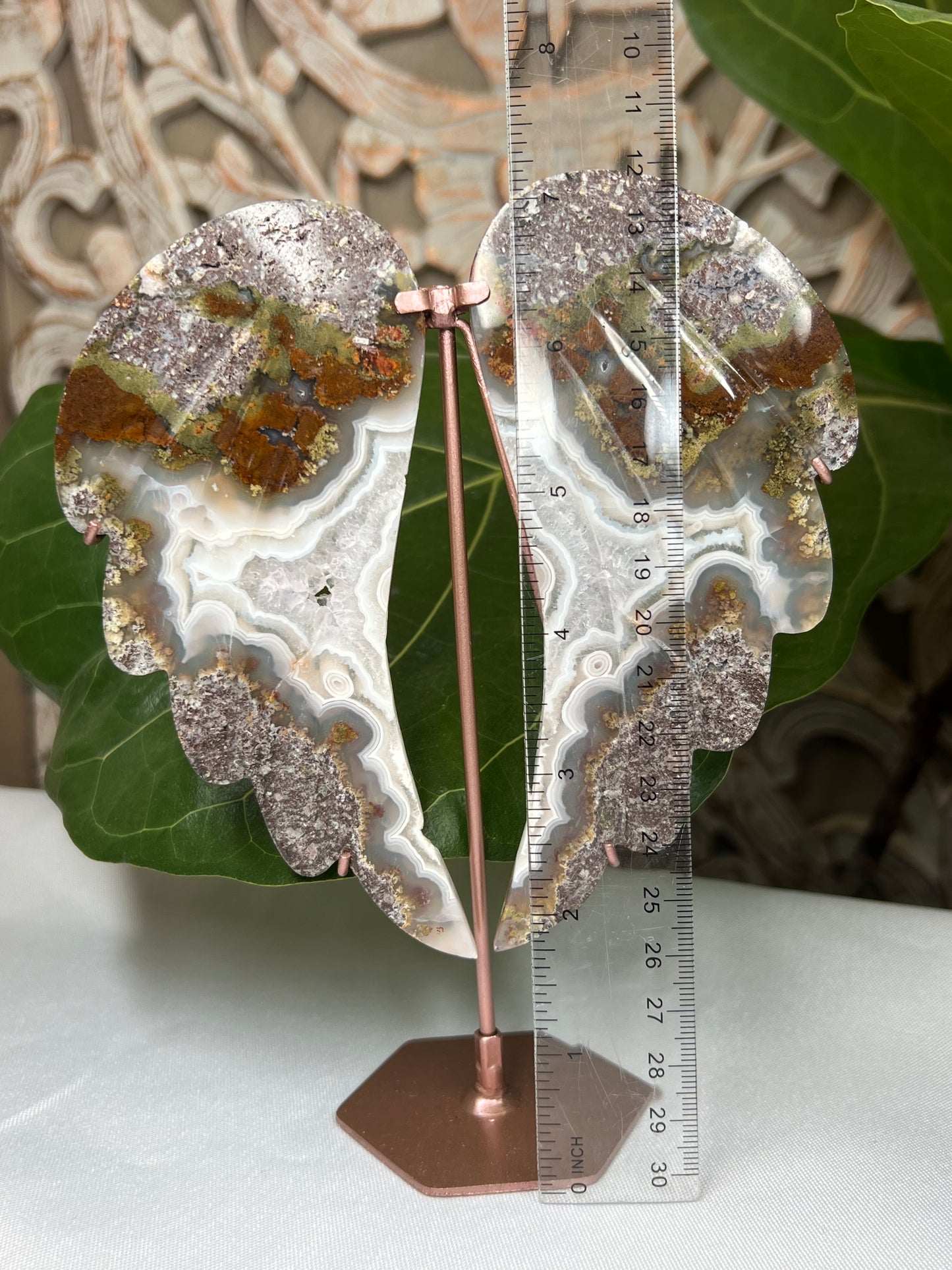 Scenic Moss Agate Wings