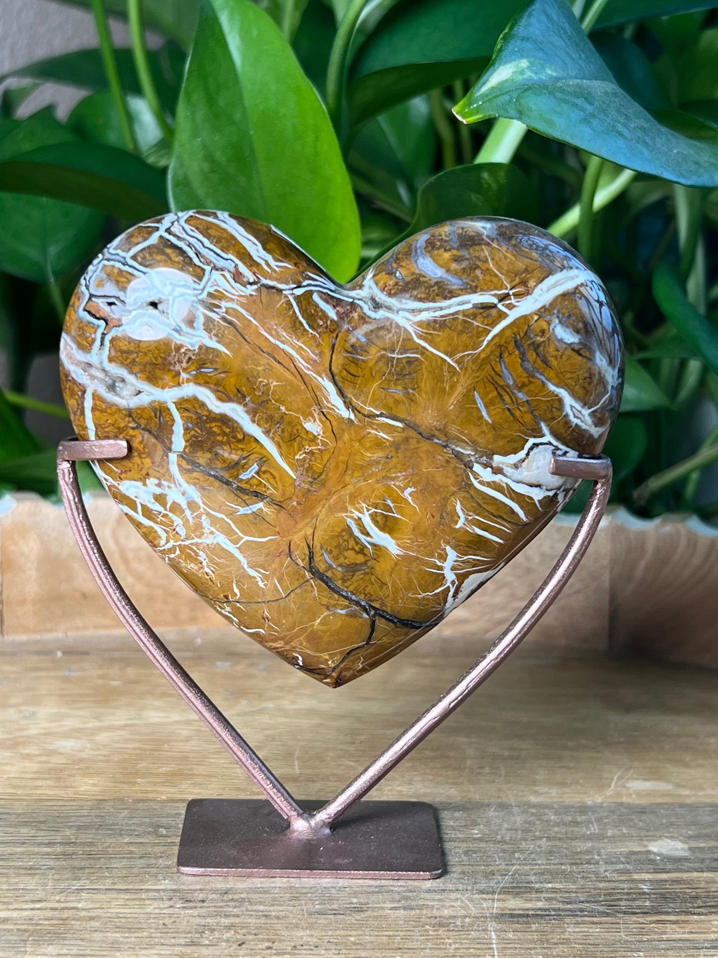 Brecciated Jasper Heart