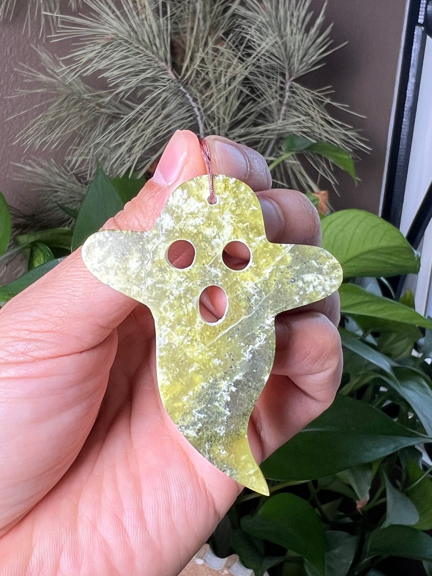 Idocrase Ghost Ornament