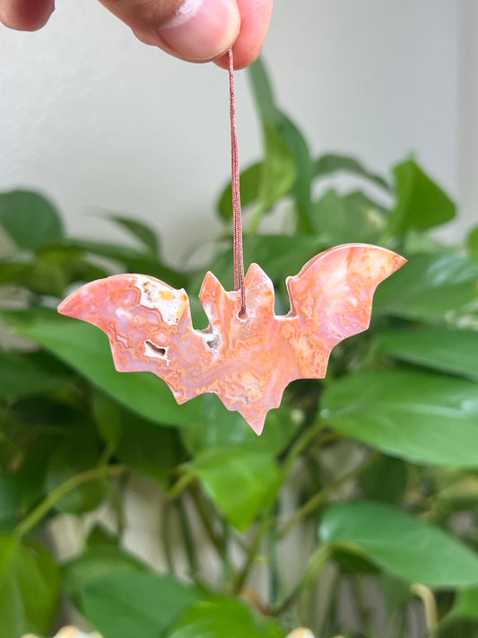 Carnelian Ornament Bat: S