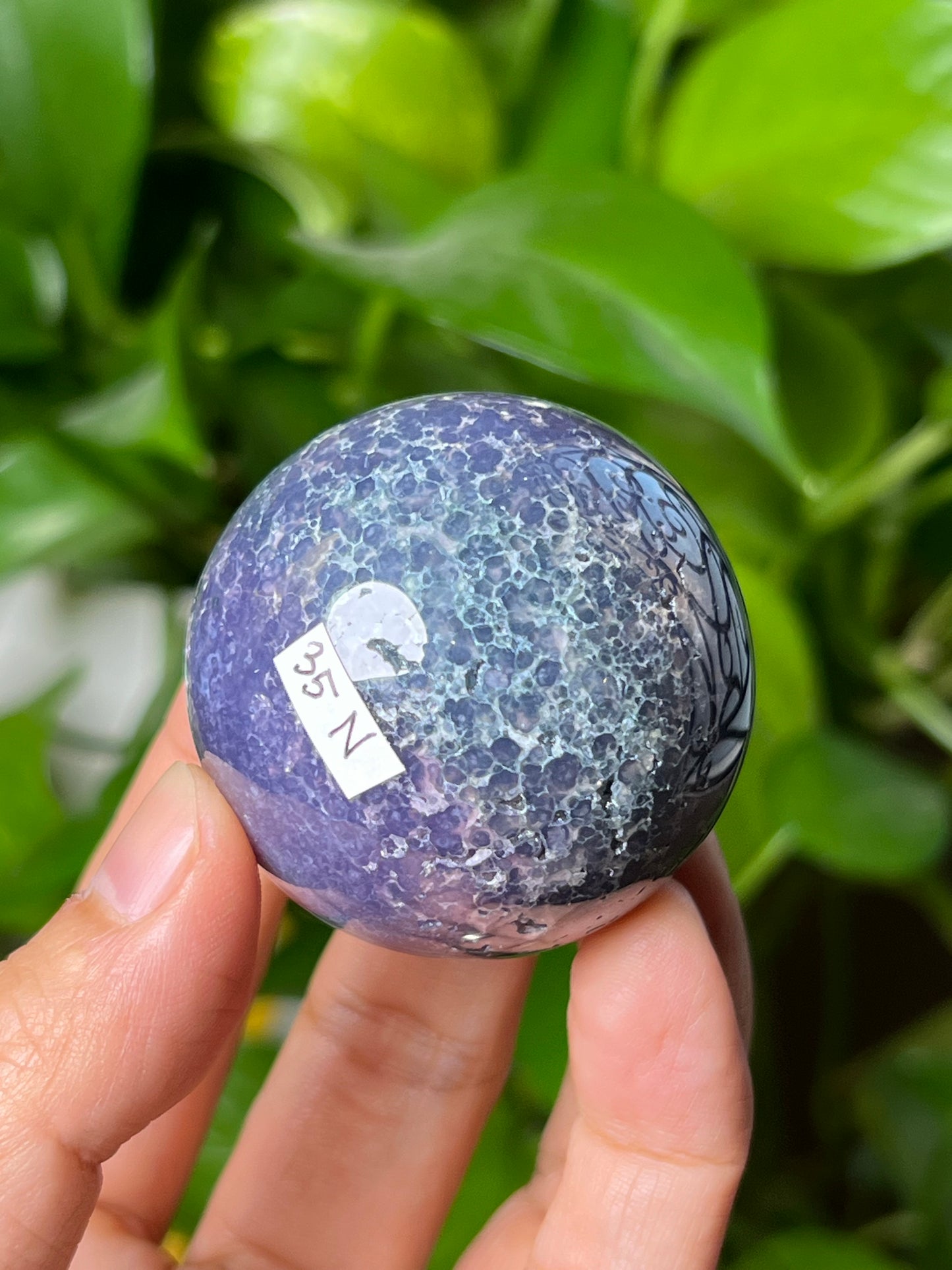 Grape Agate Sphere