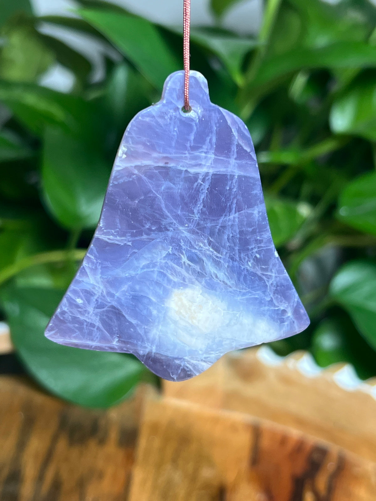 Purple Chalcedony Ornament Bell: CE