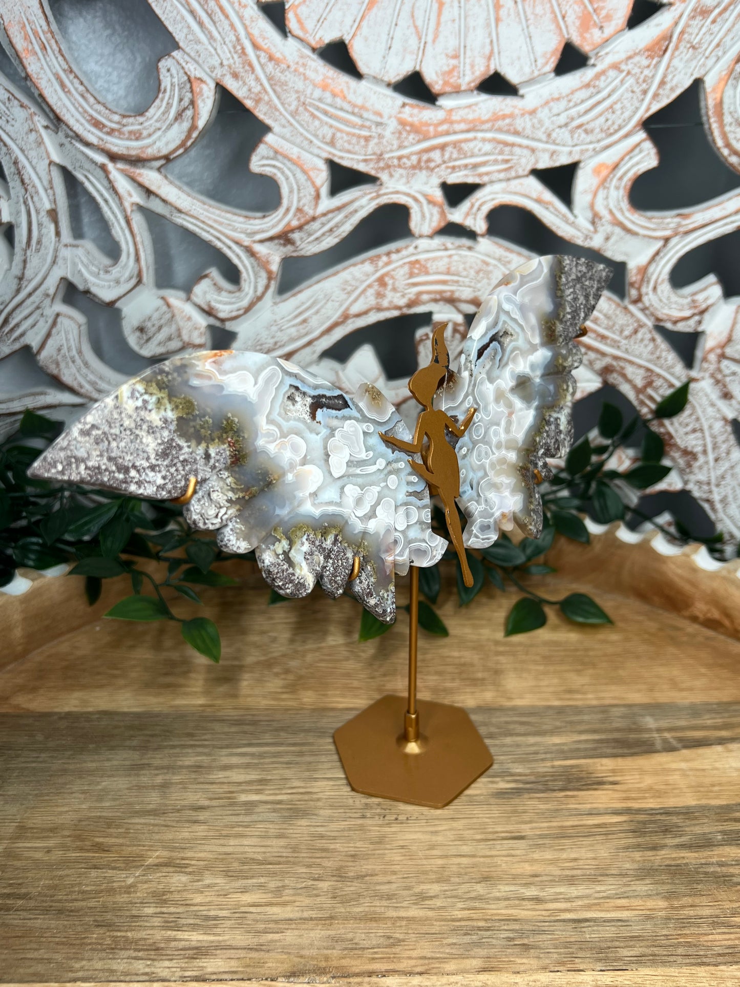 Scenic Moss Agate Wings