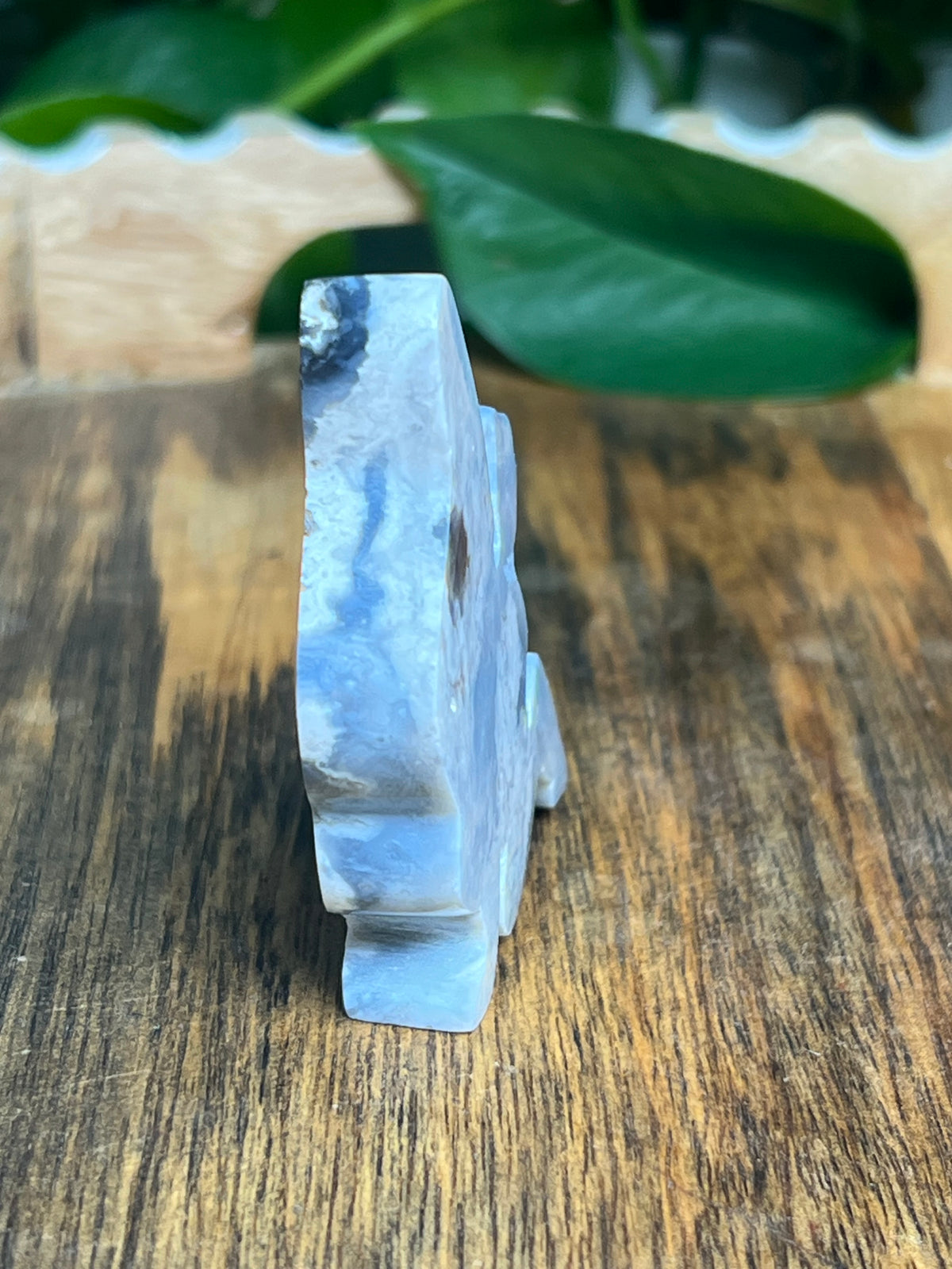 Blue Plume Agate Pixie Fairy: PQ