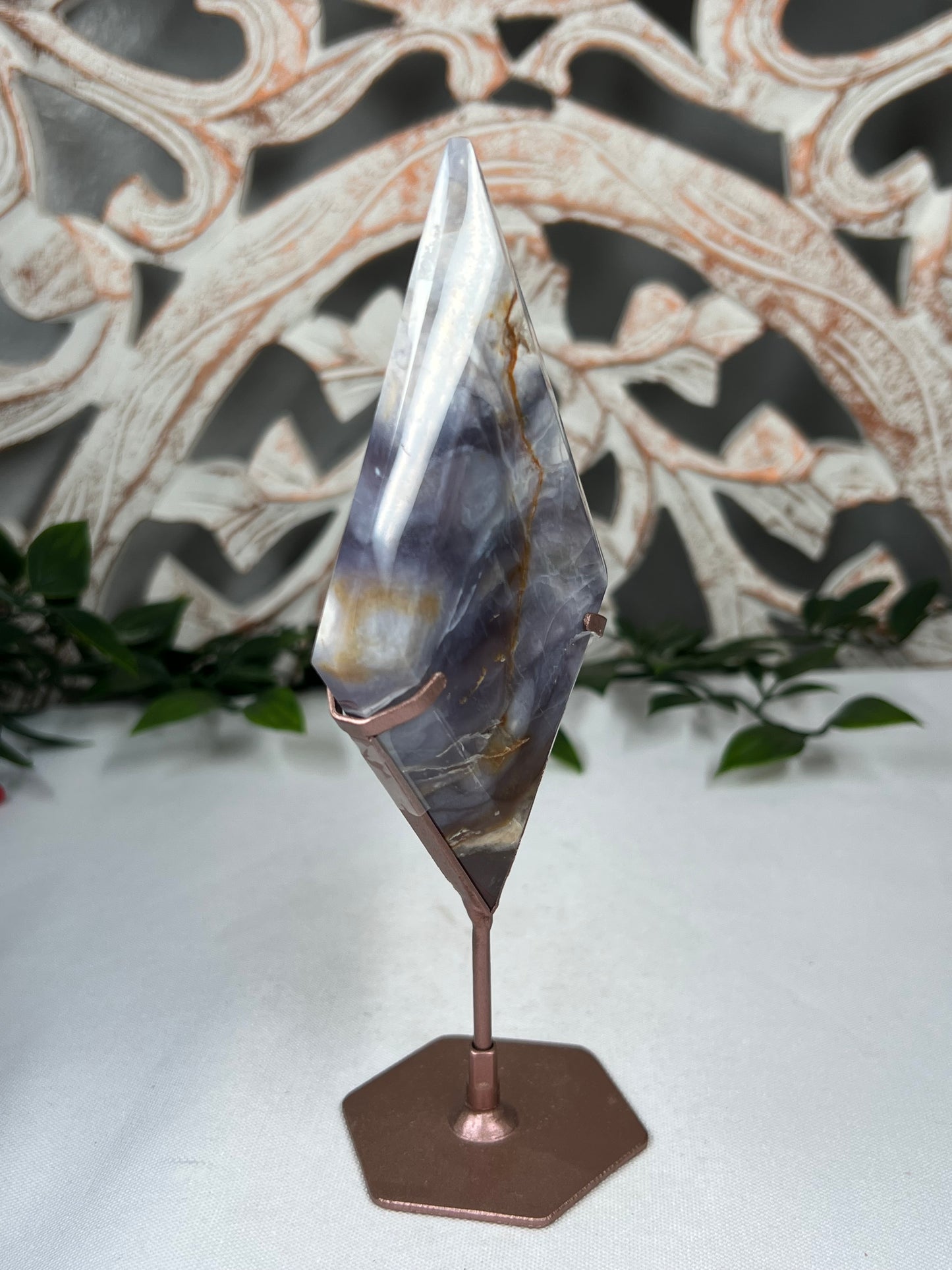 Purple Chalcedony Diamond