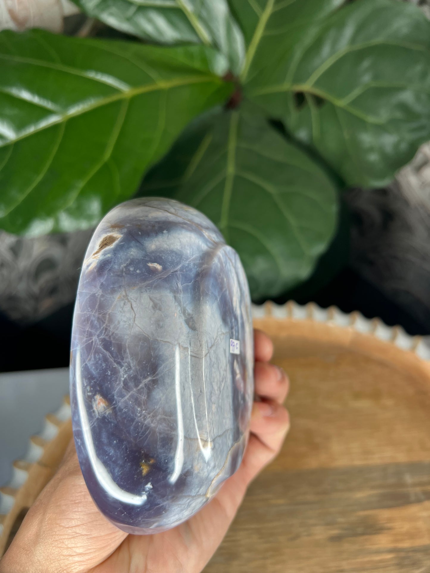 Purple Chalcedony Bowl