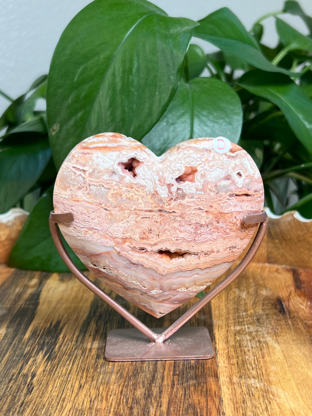 Crazy Lace Agate Hearts