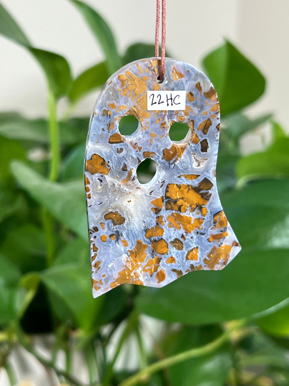 Brecciated Jasper Ghost Ornaments