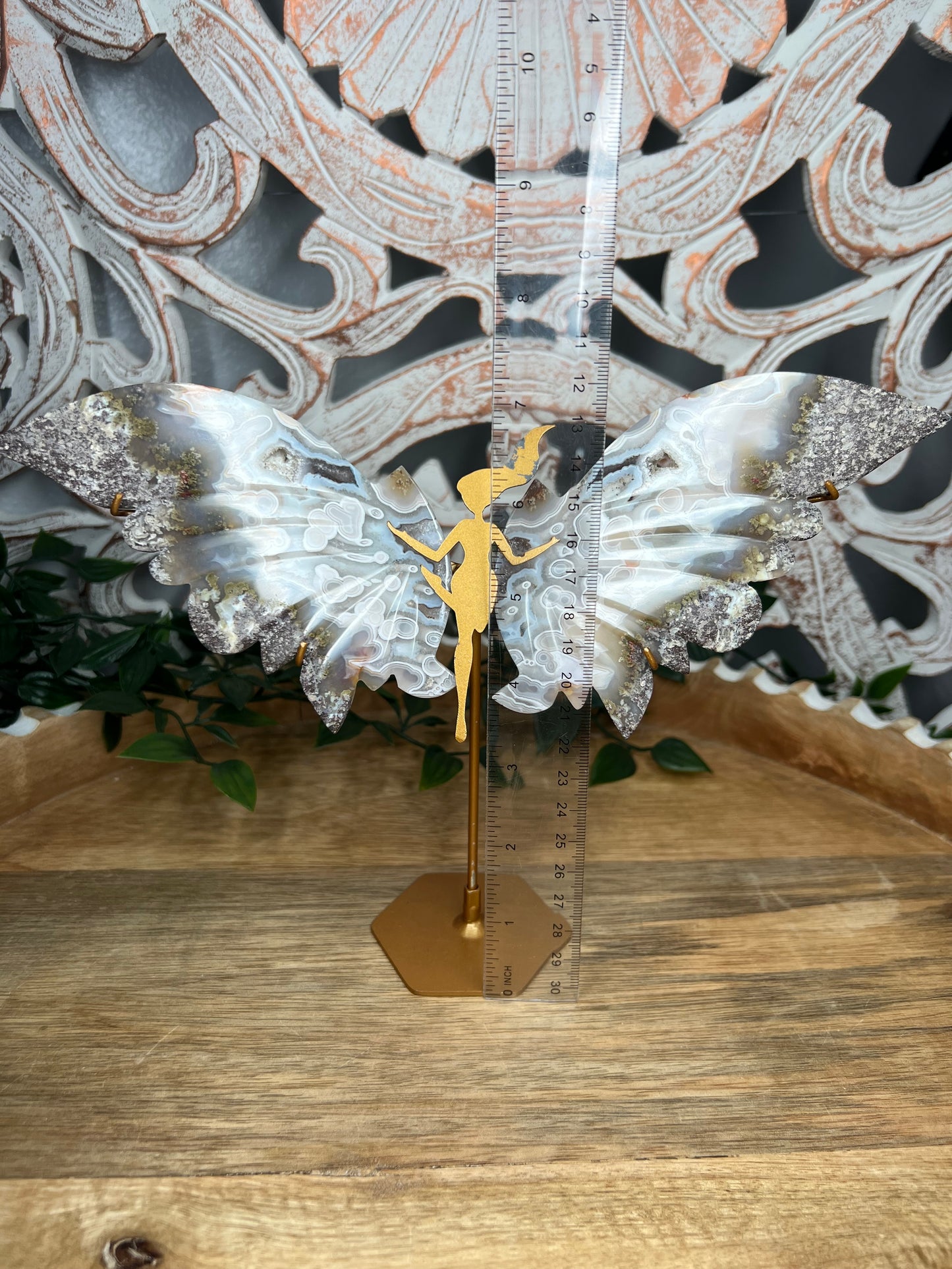 Scenic Moss Agate Wings