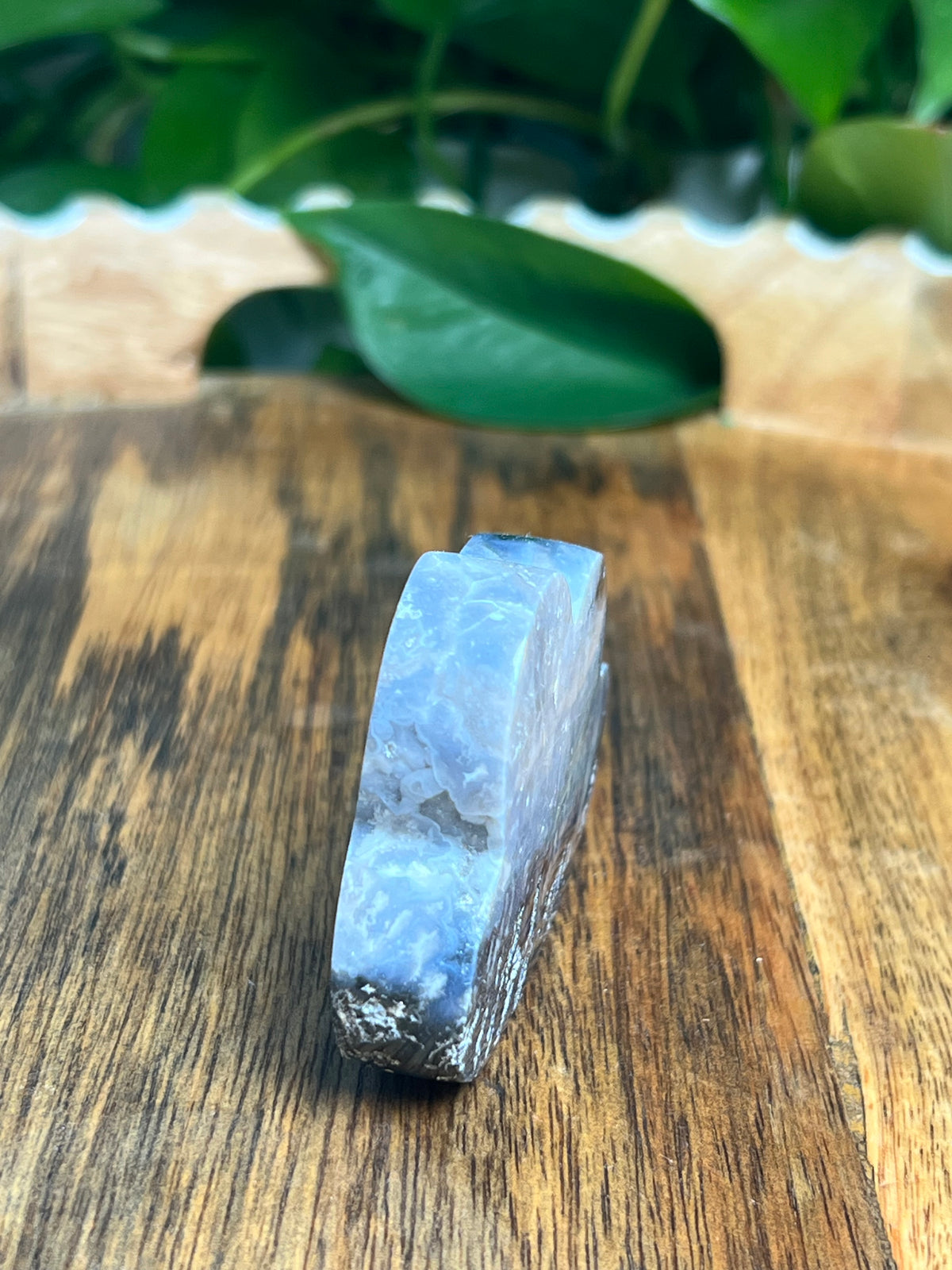 Blue Plume Agate Mini Cloud: PZ