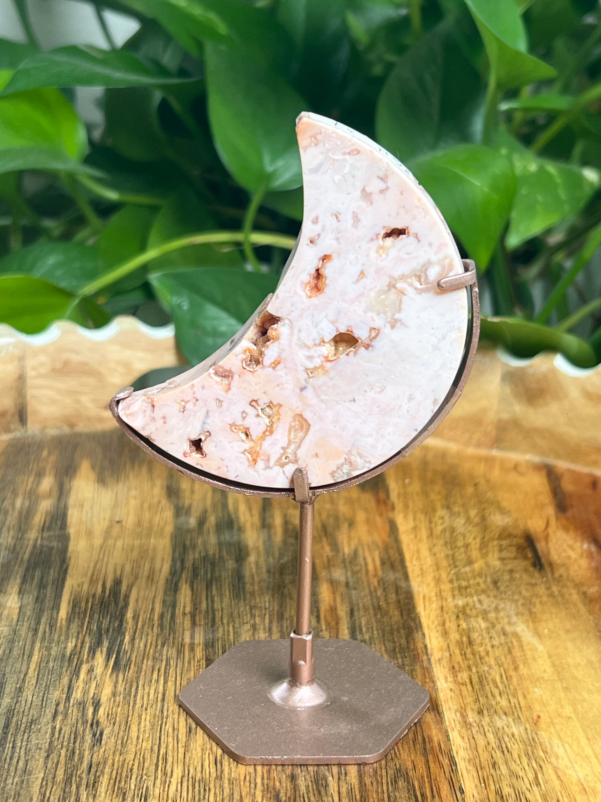 Pink Carnelian Moon: N