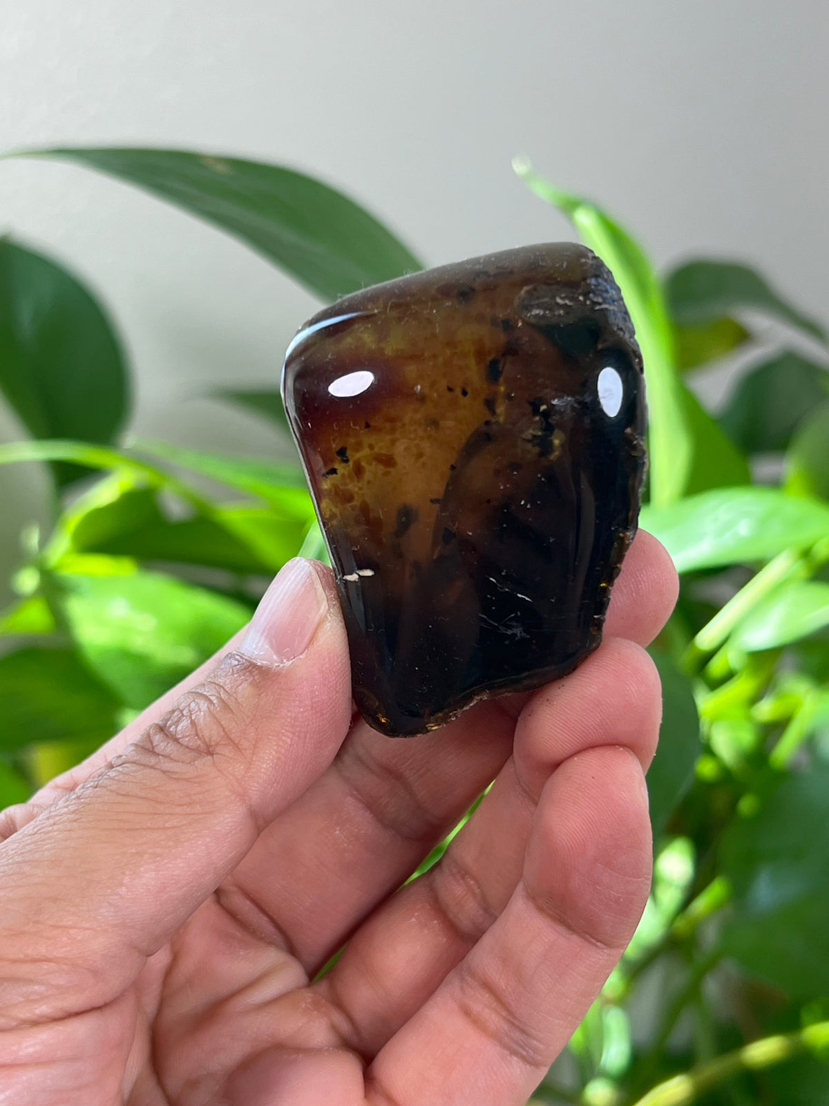 Blue Amber Freeform