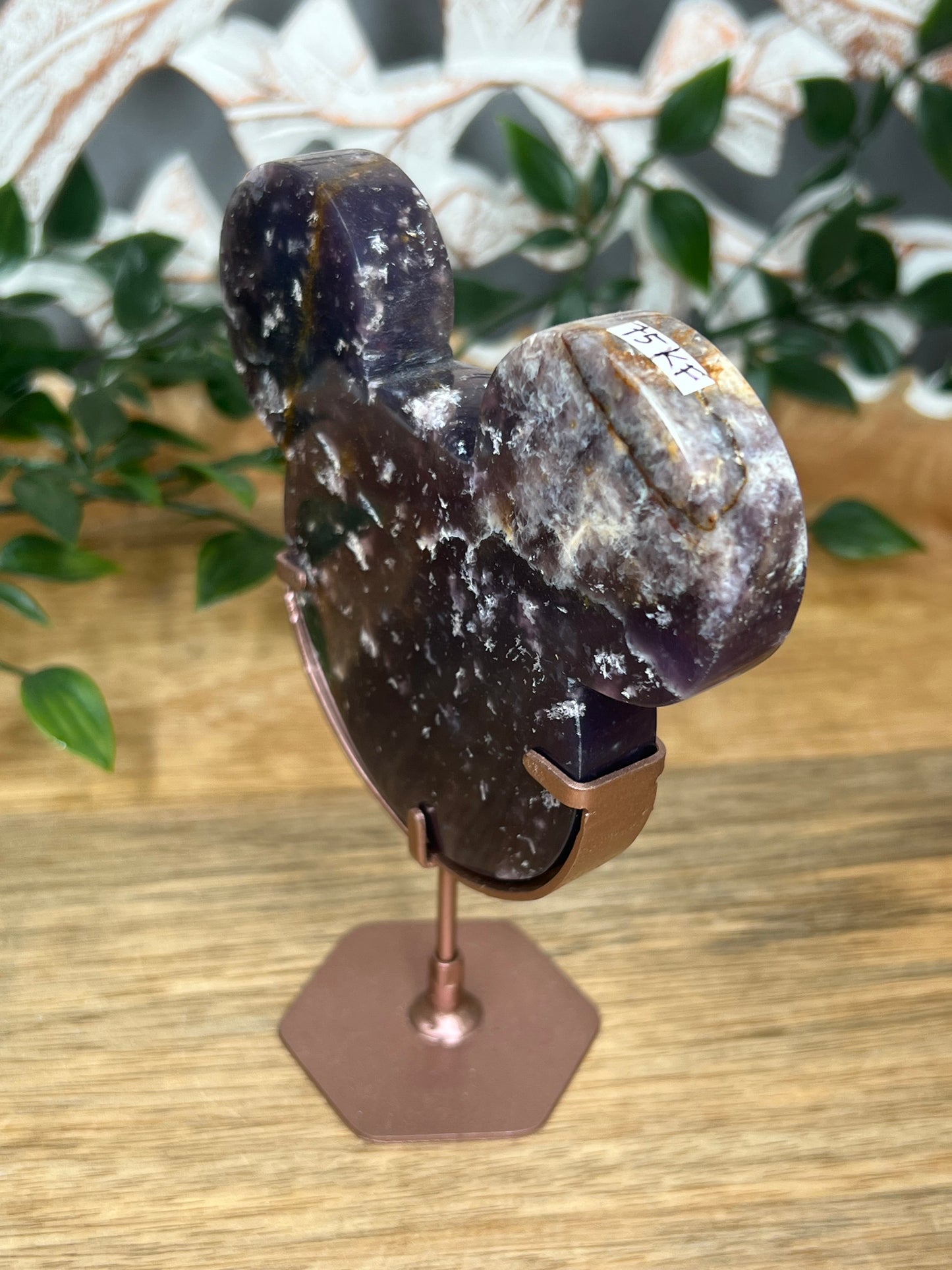 Purple Chalcedony Head