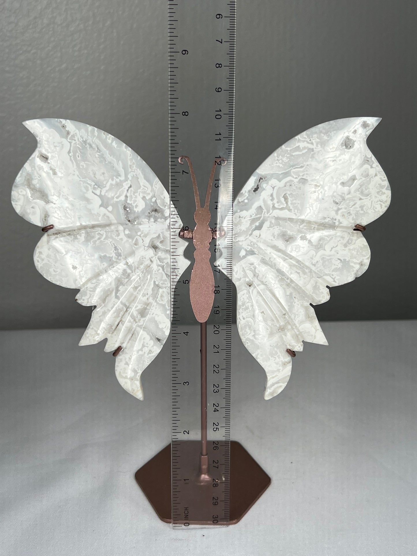 White Plume Agate Wings