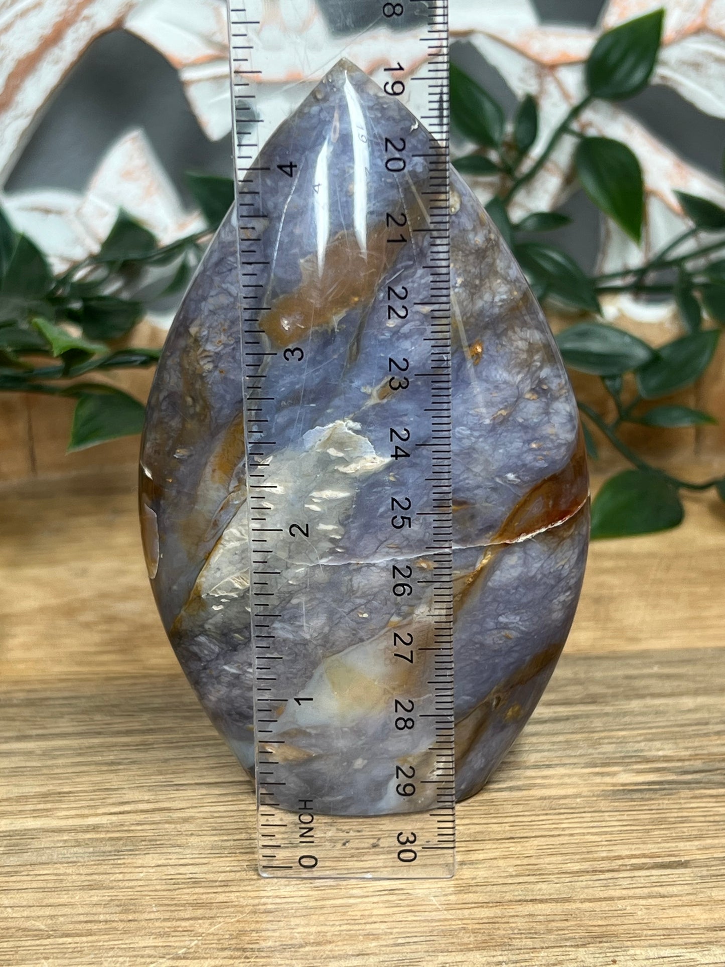 Purple Chalcedony Flame