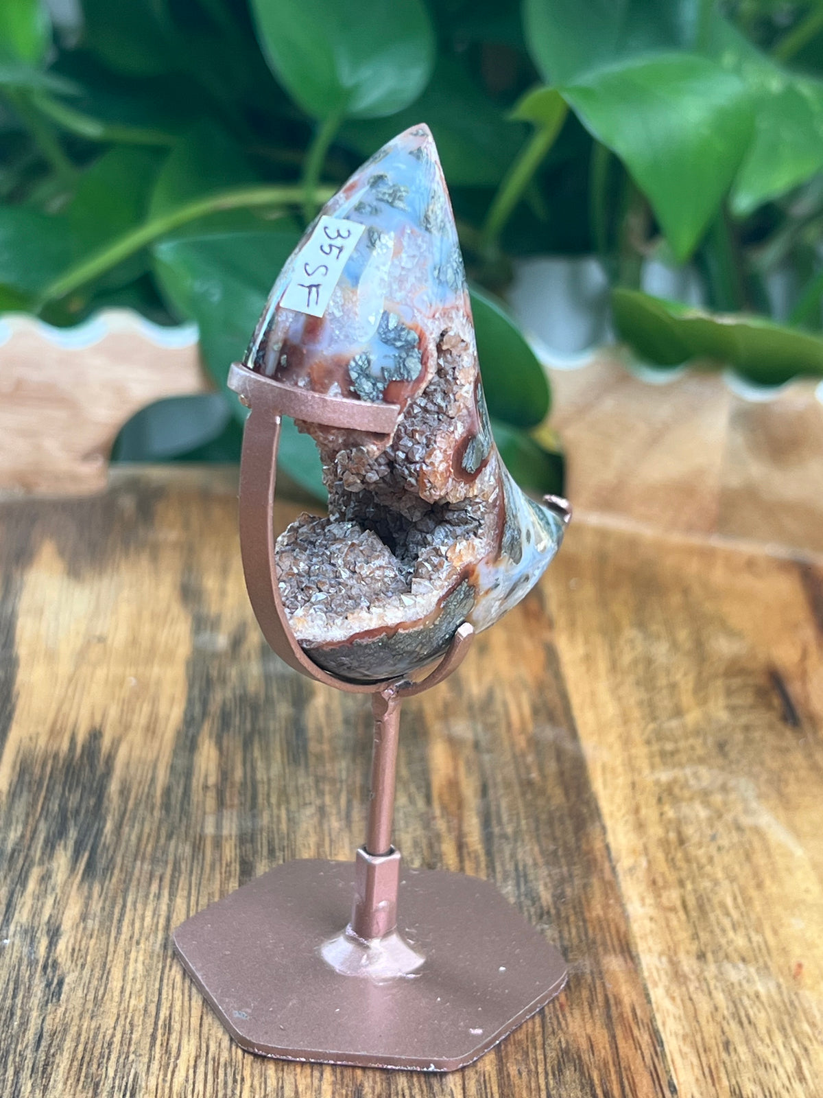 Marcasite Mini Puffy Moon: SF
