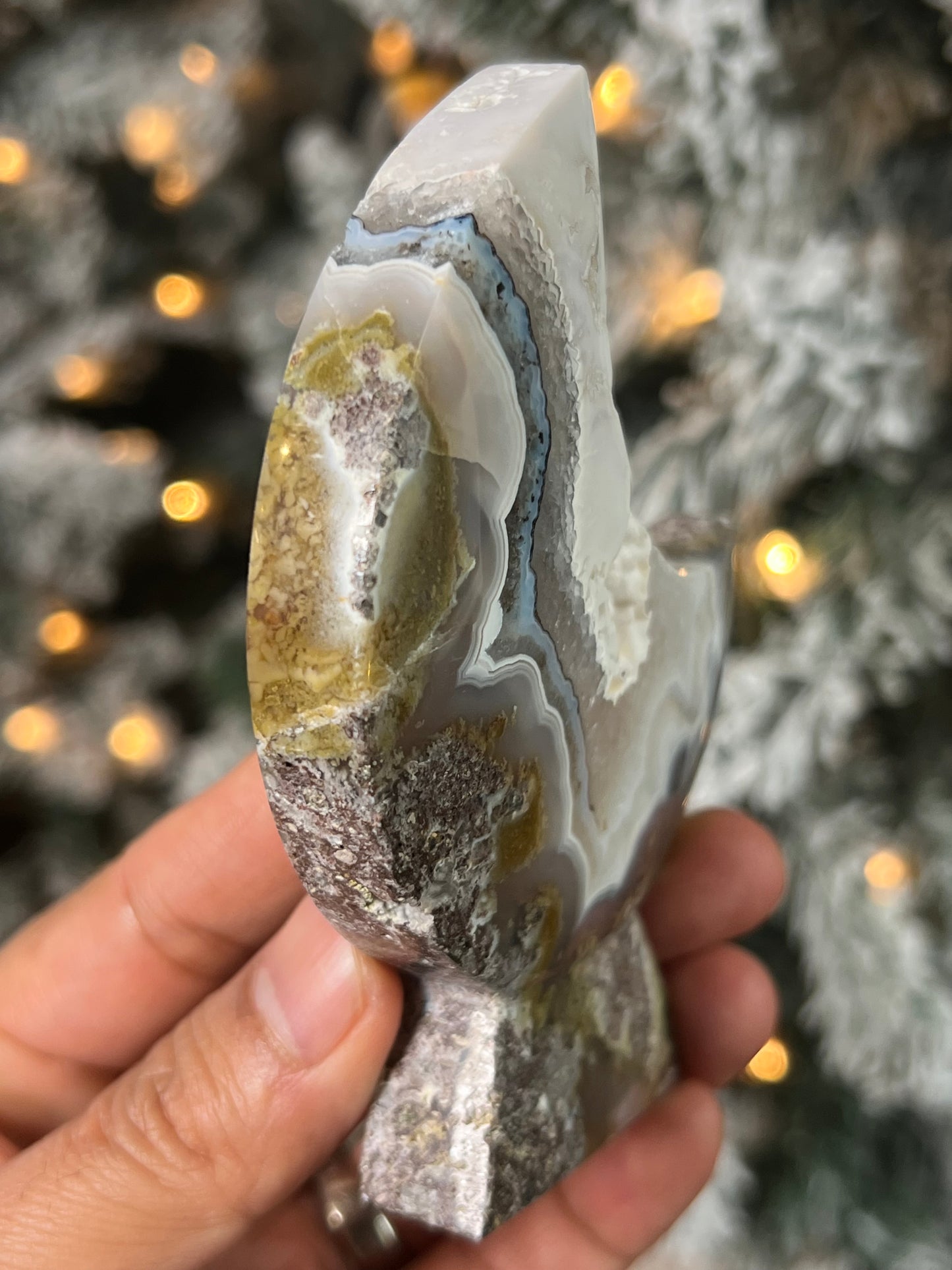 Scenic Moss Agate Moon