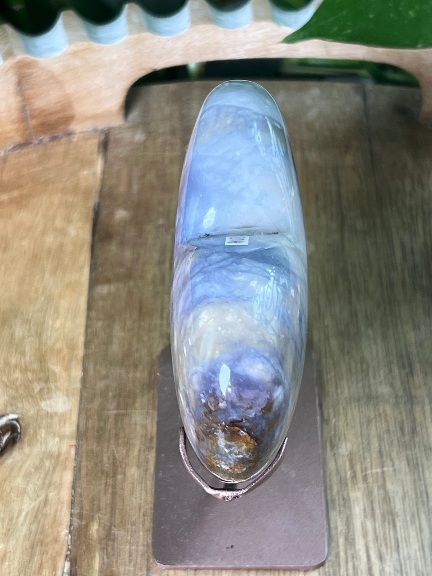 Purple Chalcedony Heart