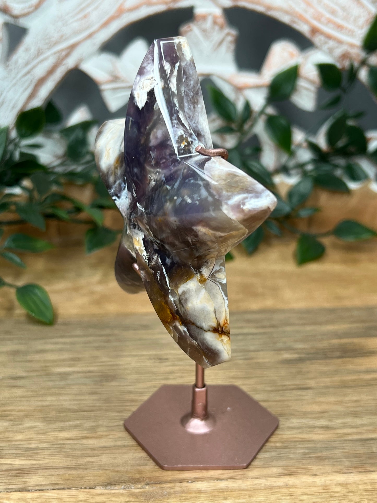 Purple Chalcedony Star