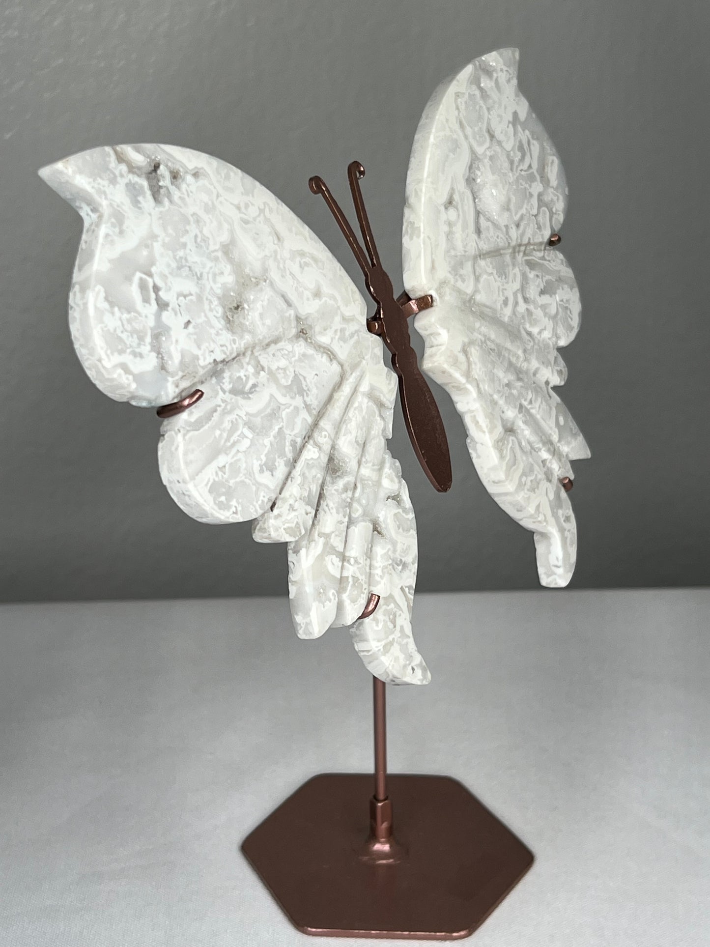 White Plume Agate Wings