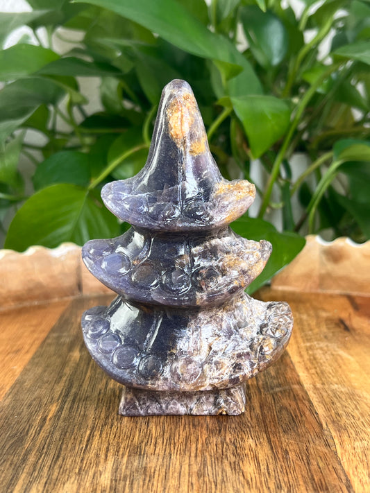 Purple Chalcedony Tree: B