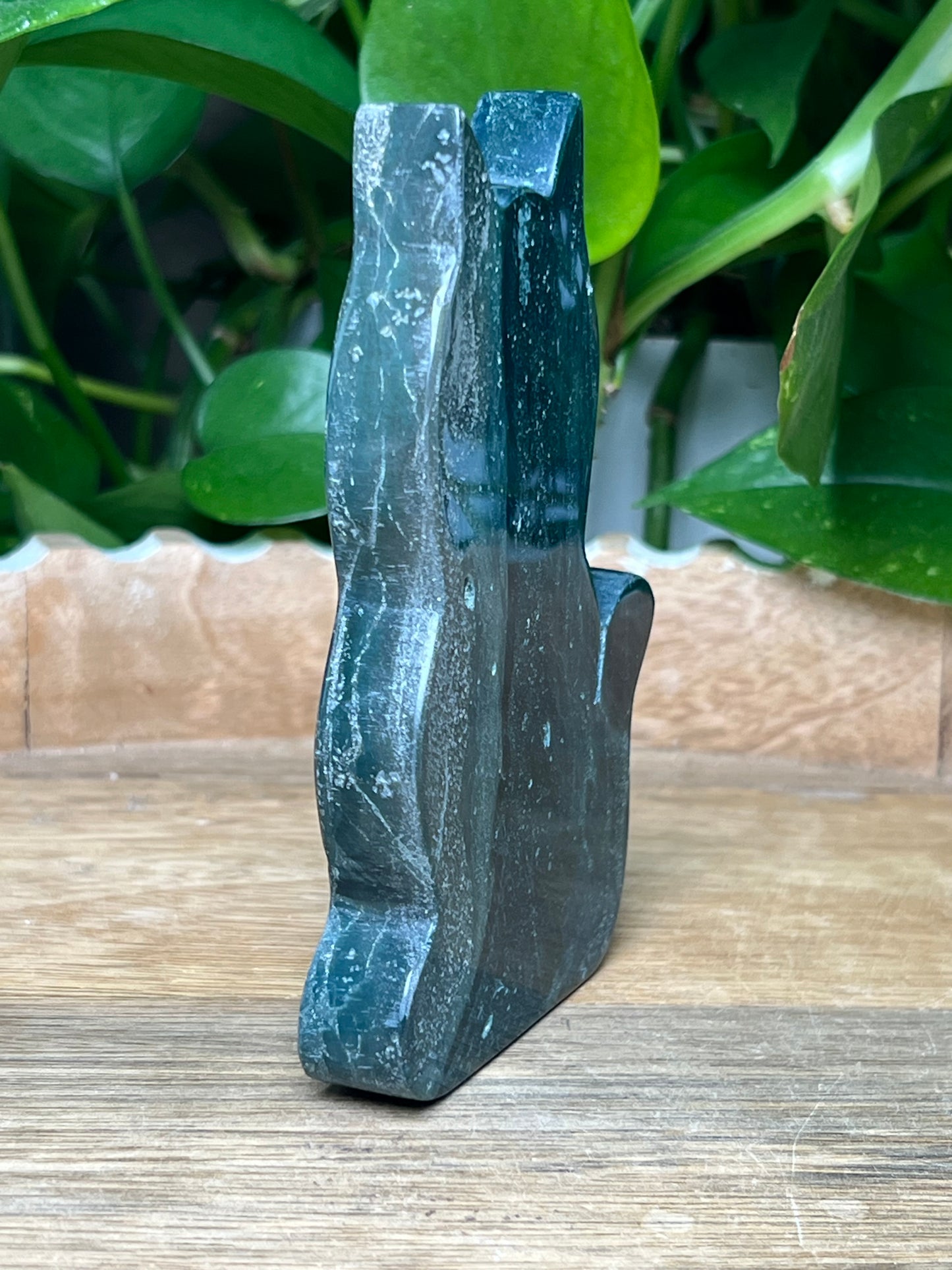 Blue Green Jasper Cat