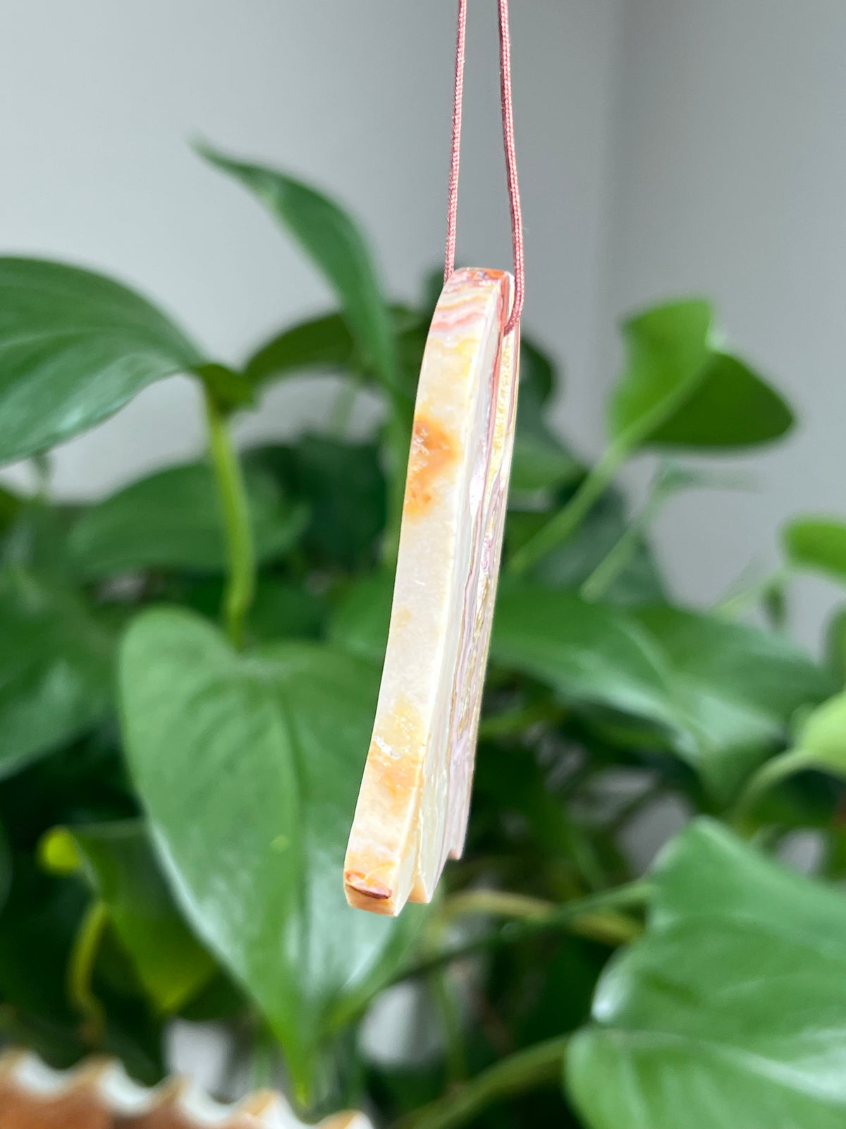 Crazy Lace Agate Ornament Ghost: KA