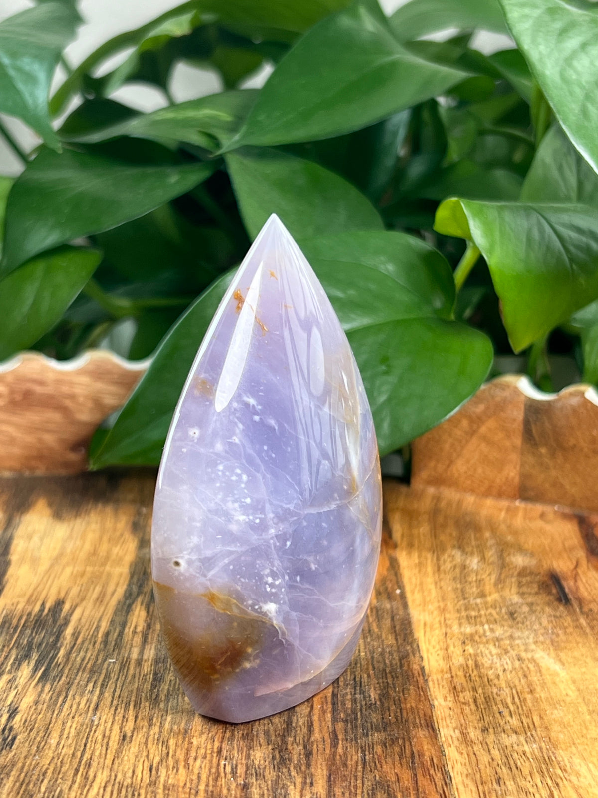 Purple Chalcedony Flame: AA