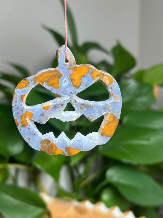 Brecciated Jasper Ornament Pumpkin: PC