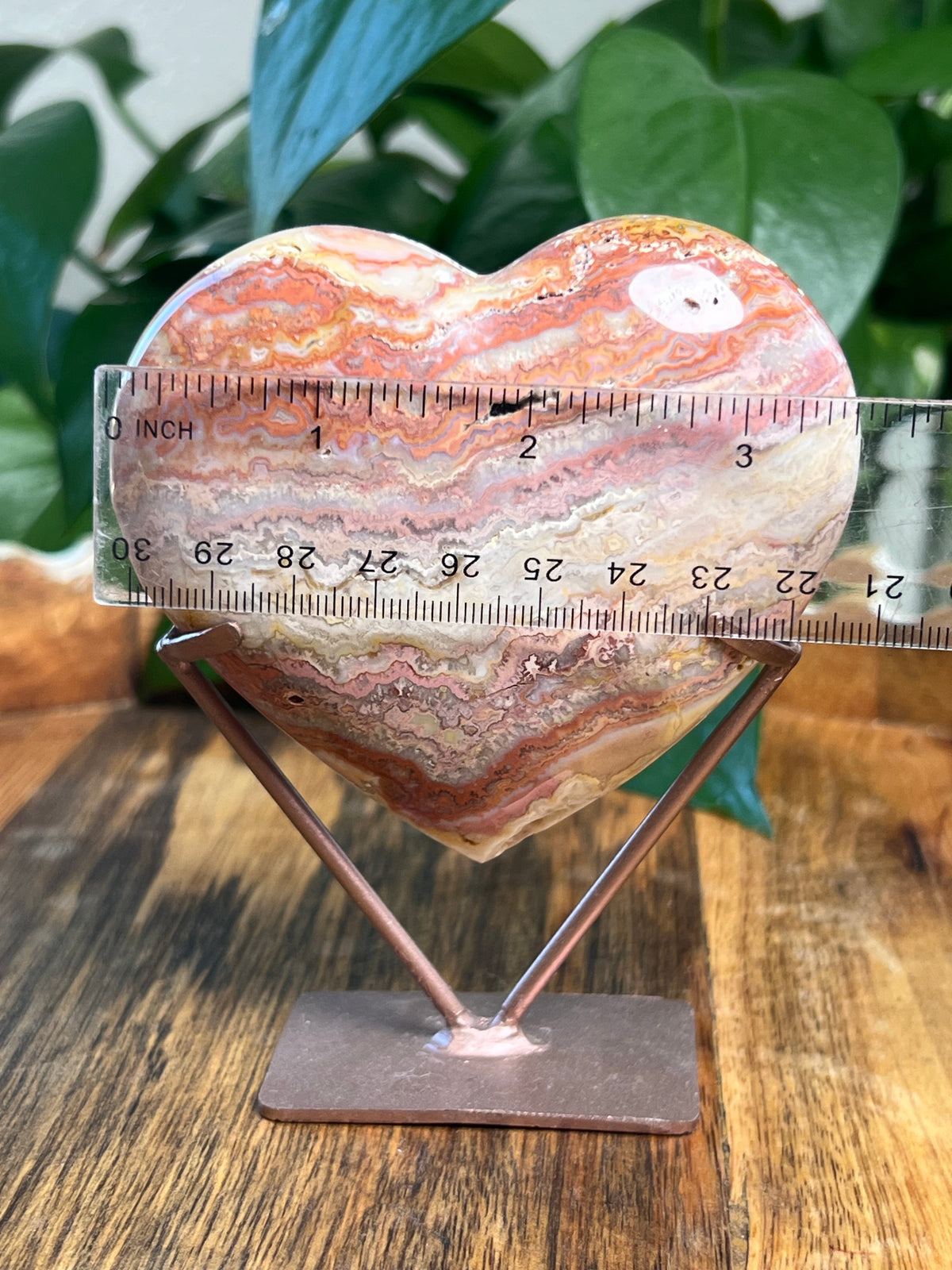 Crazy Lace Agate Heart: QA