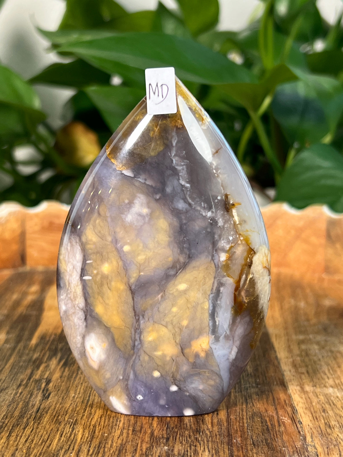 Purple Chalcedony Flames