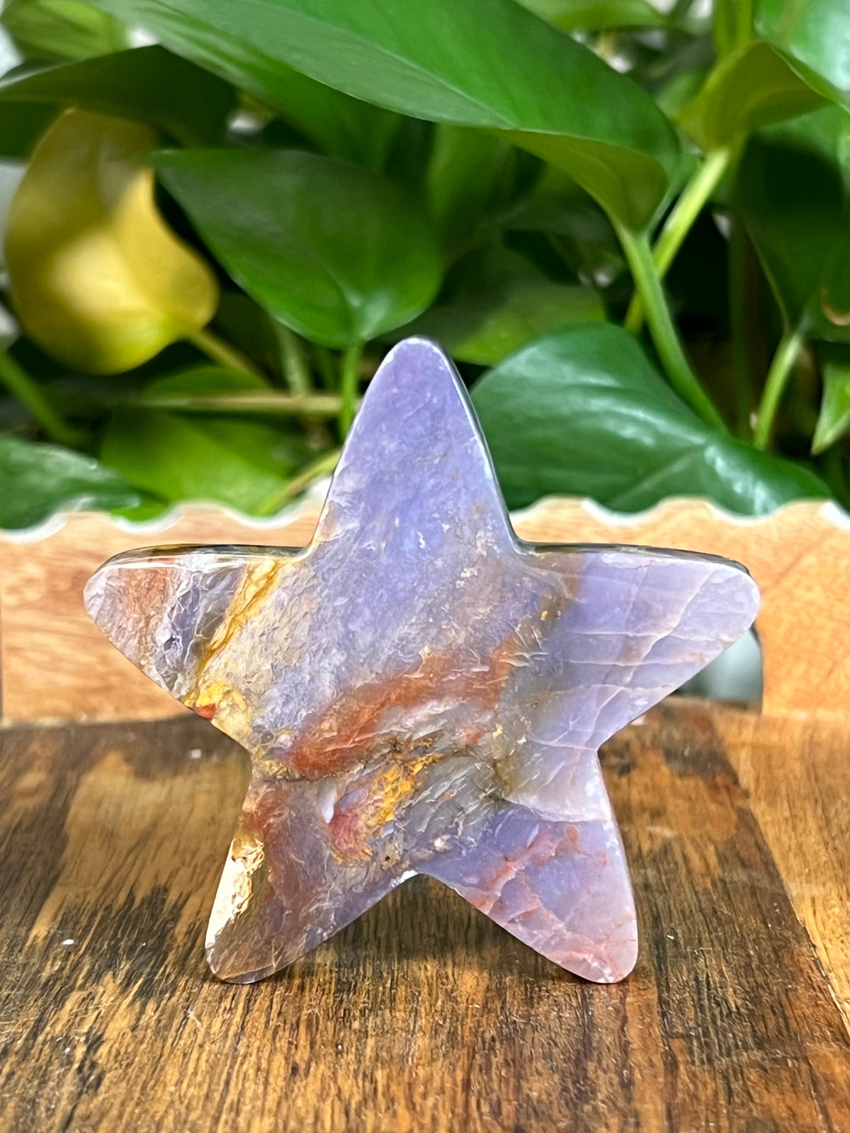 Purple Chalcedony Self Standing Stars