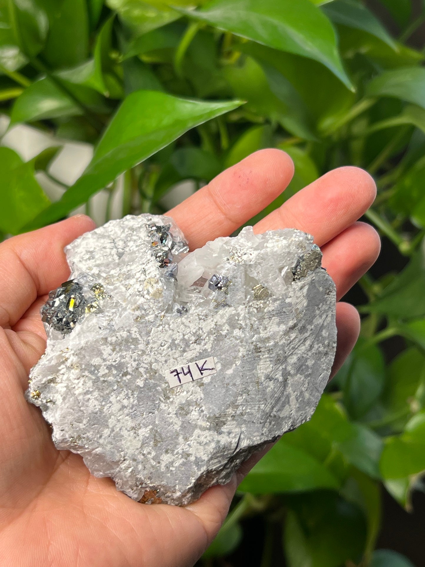 Rainbow Pyrite Quartz