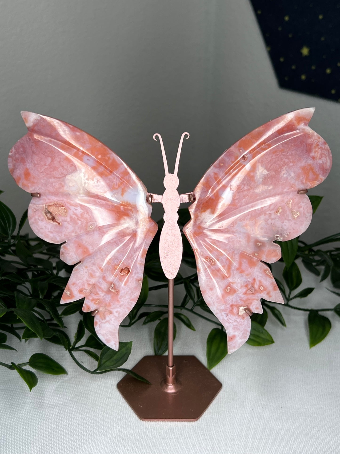 Pink Carnelian Wings