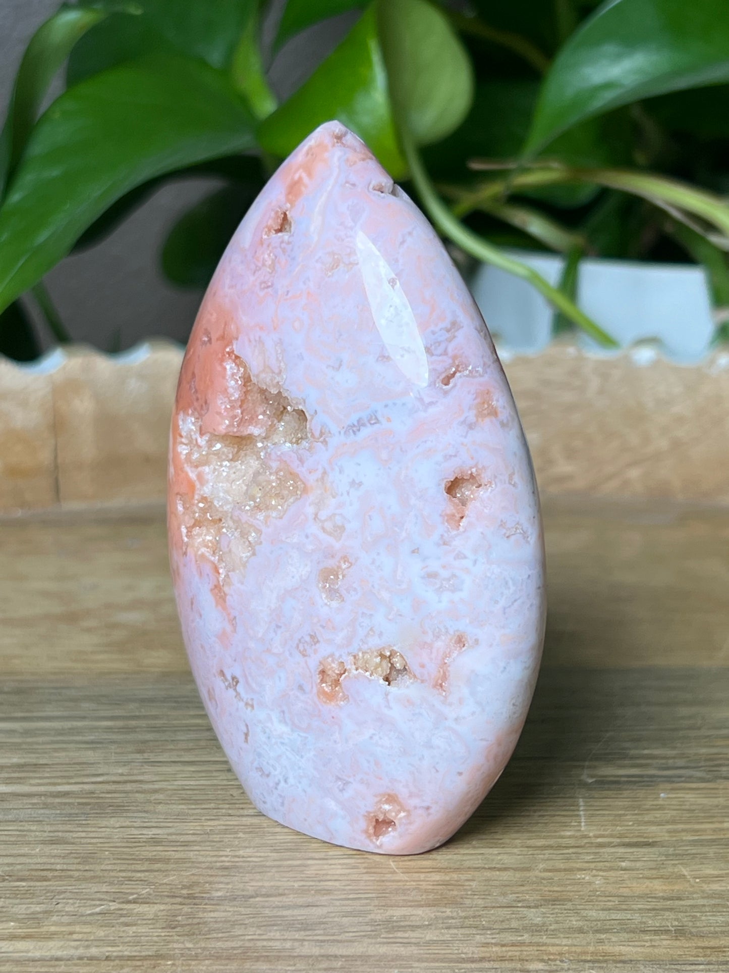 Pink Carnelian Flame