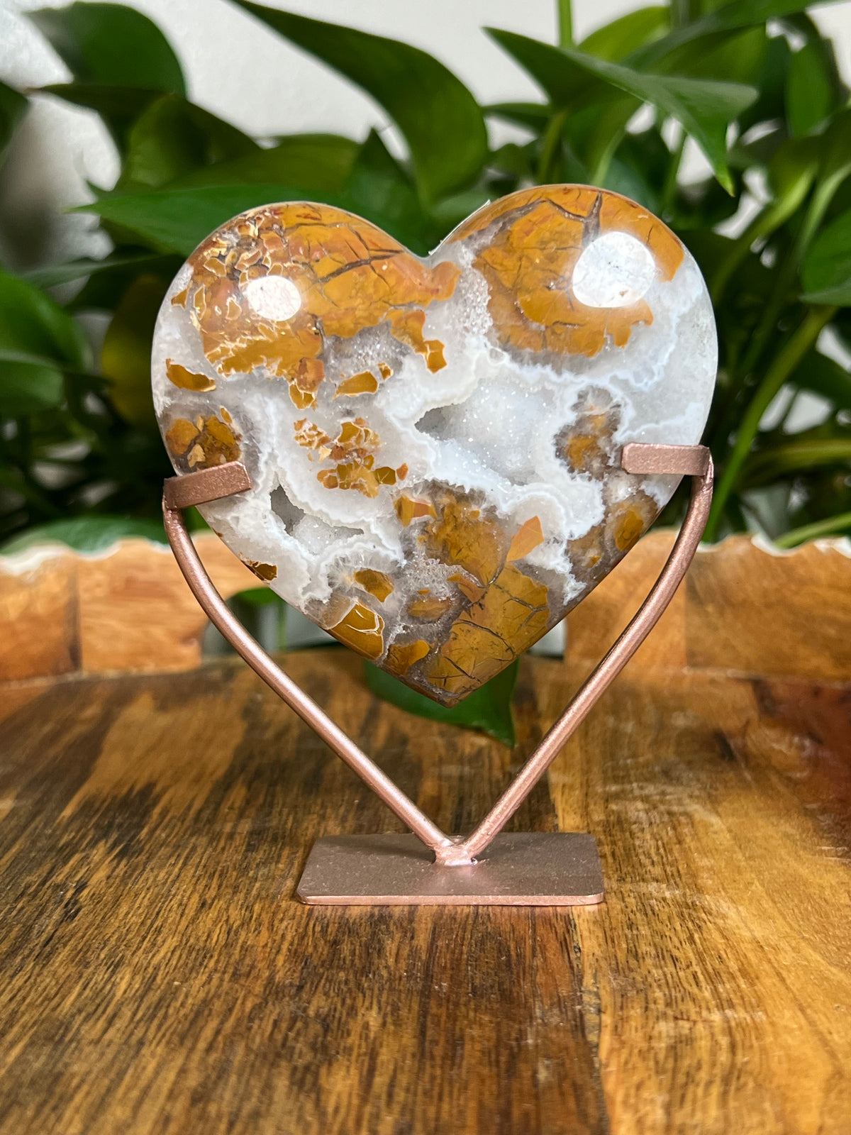 Brecciated Jasper Heart: DB