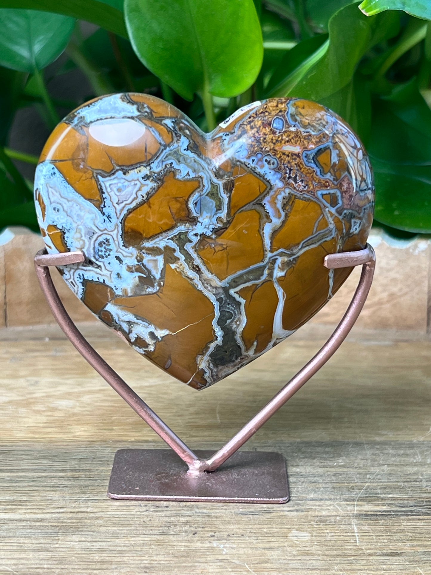 Brecciated Jasper Heart