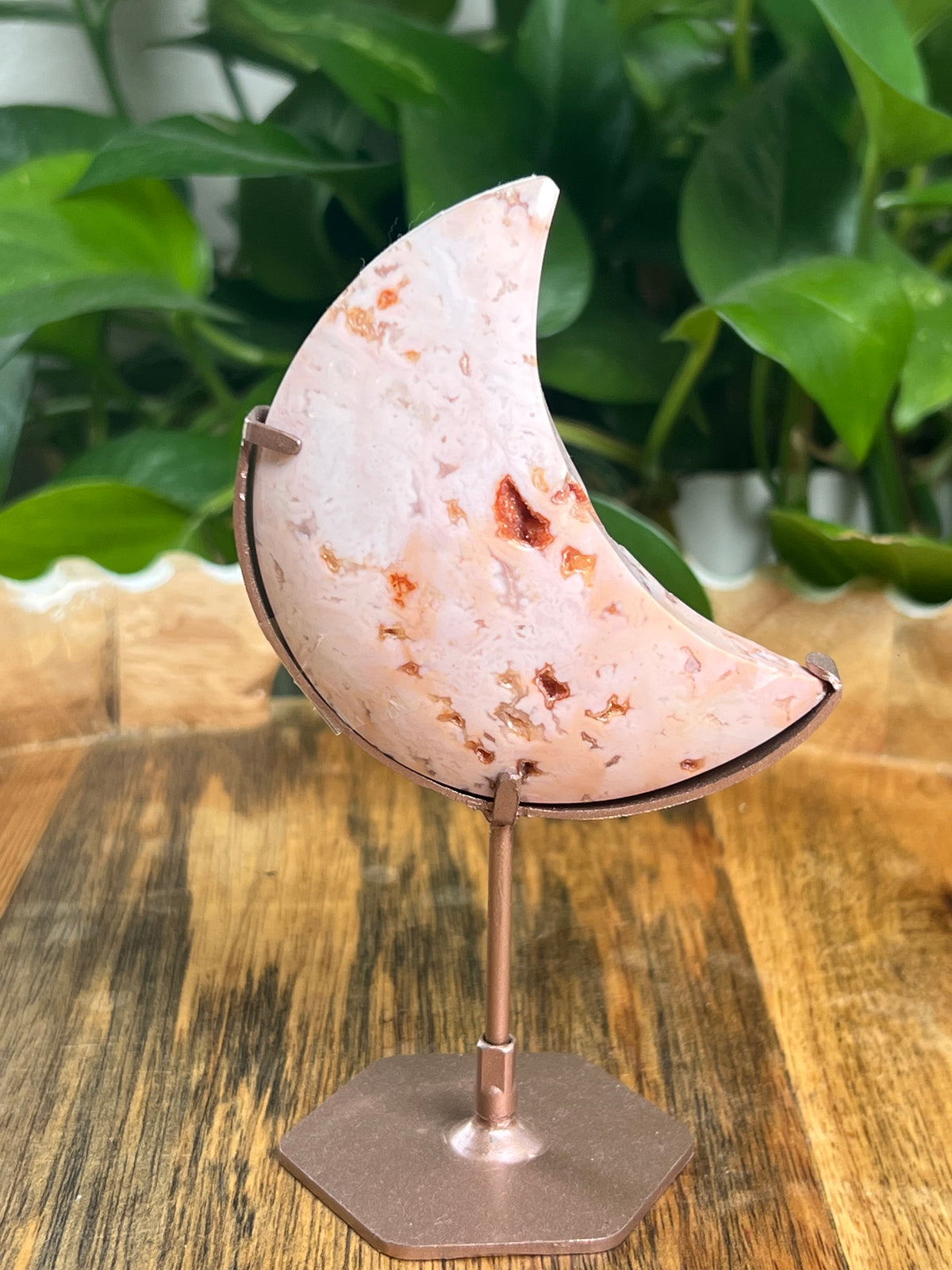 Pink Carnelian Moon: N