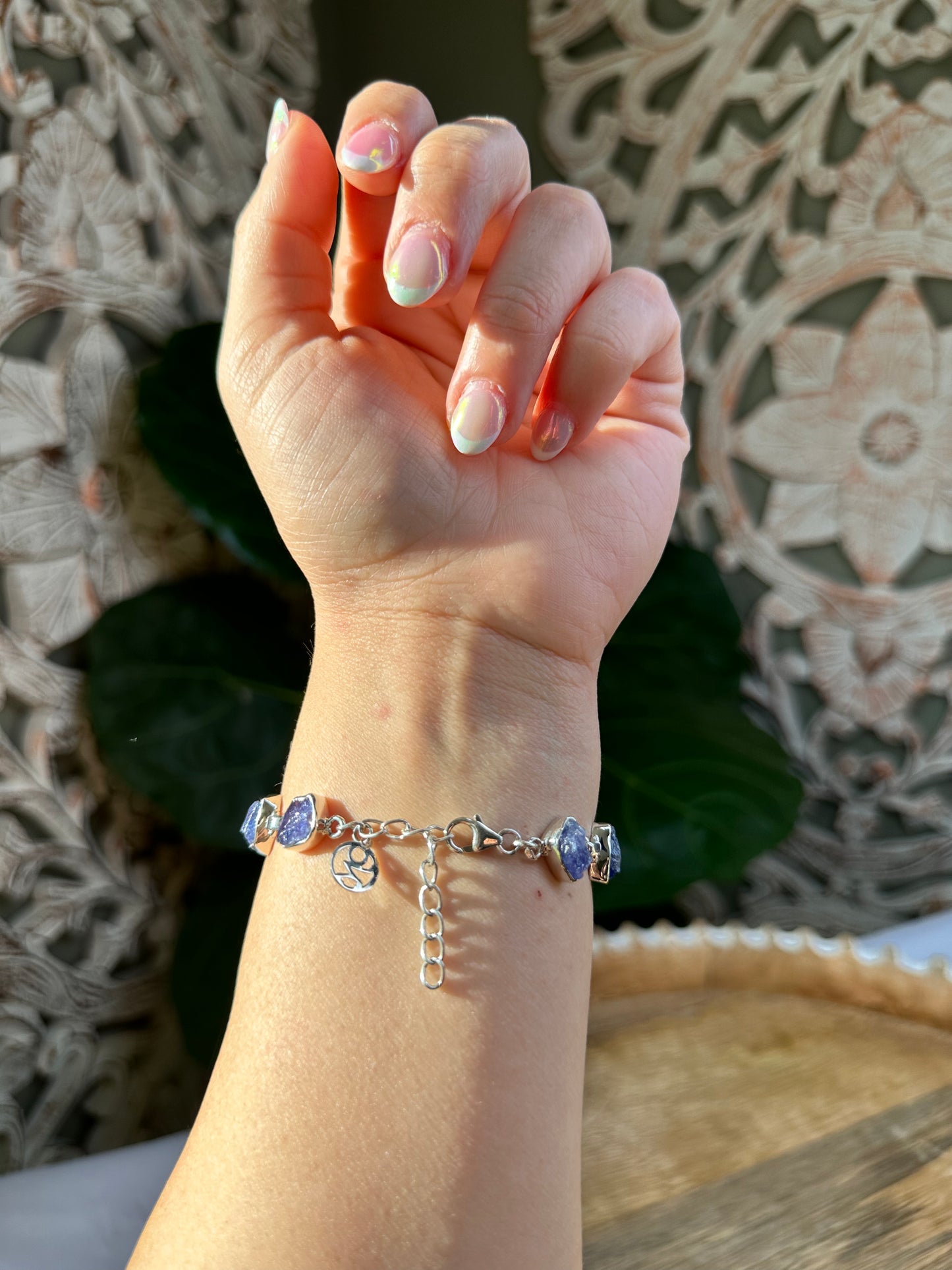 Tanzanite Infinity Bracelet