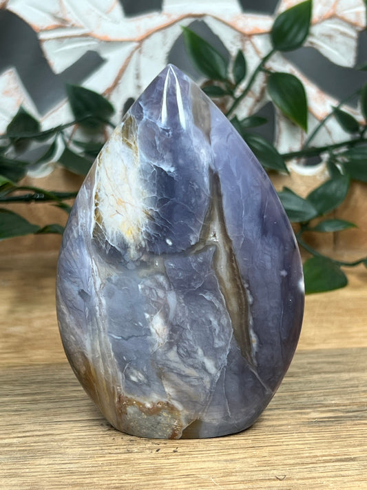 Purple Chalcedony Flame
