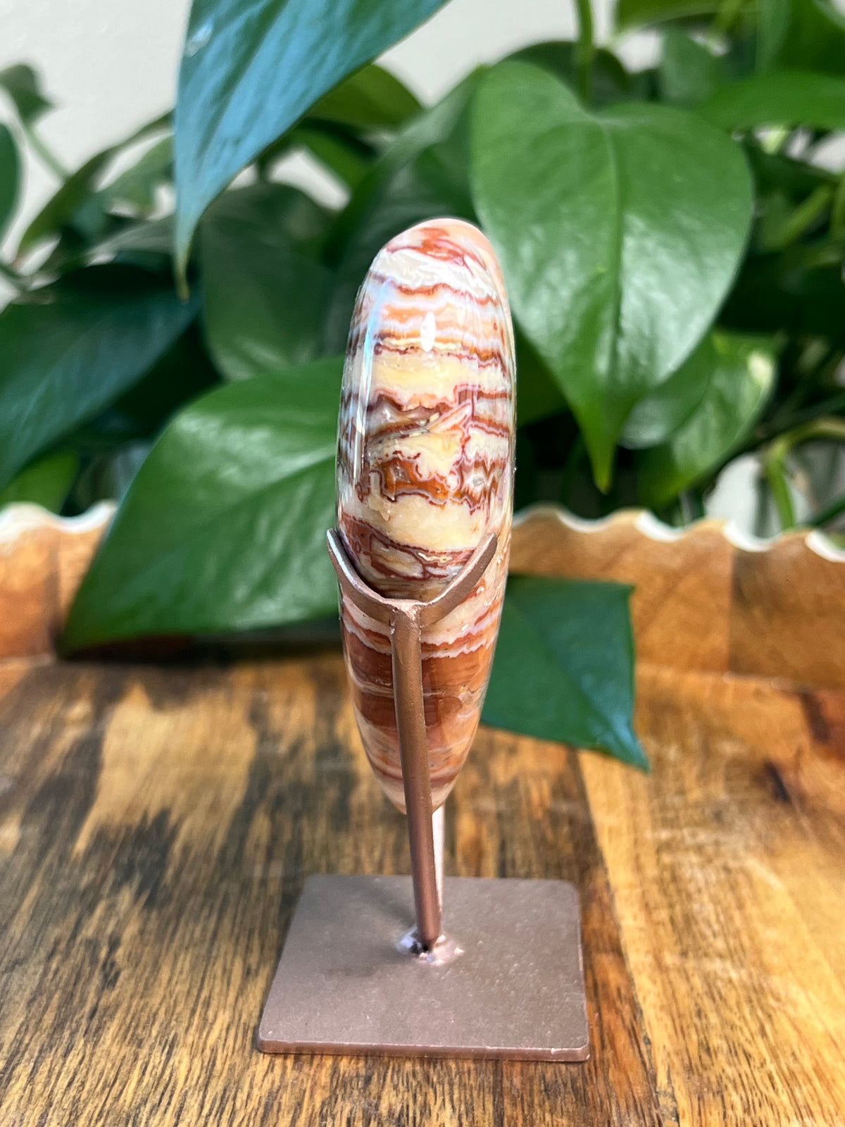 Crazy Lace Agate Heart: Ni