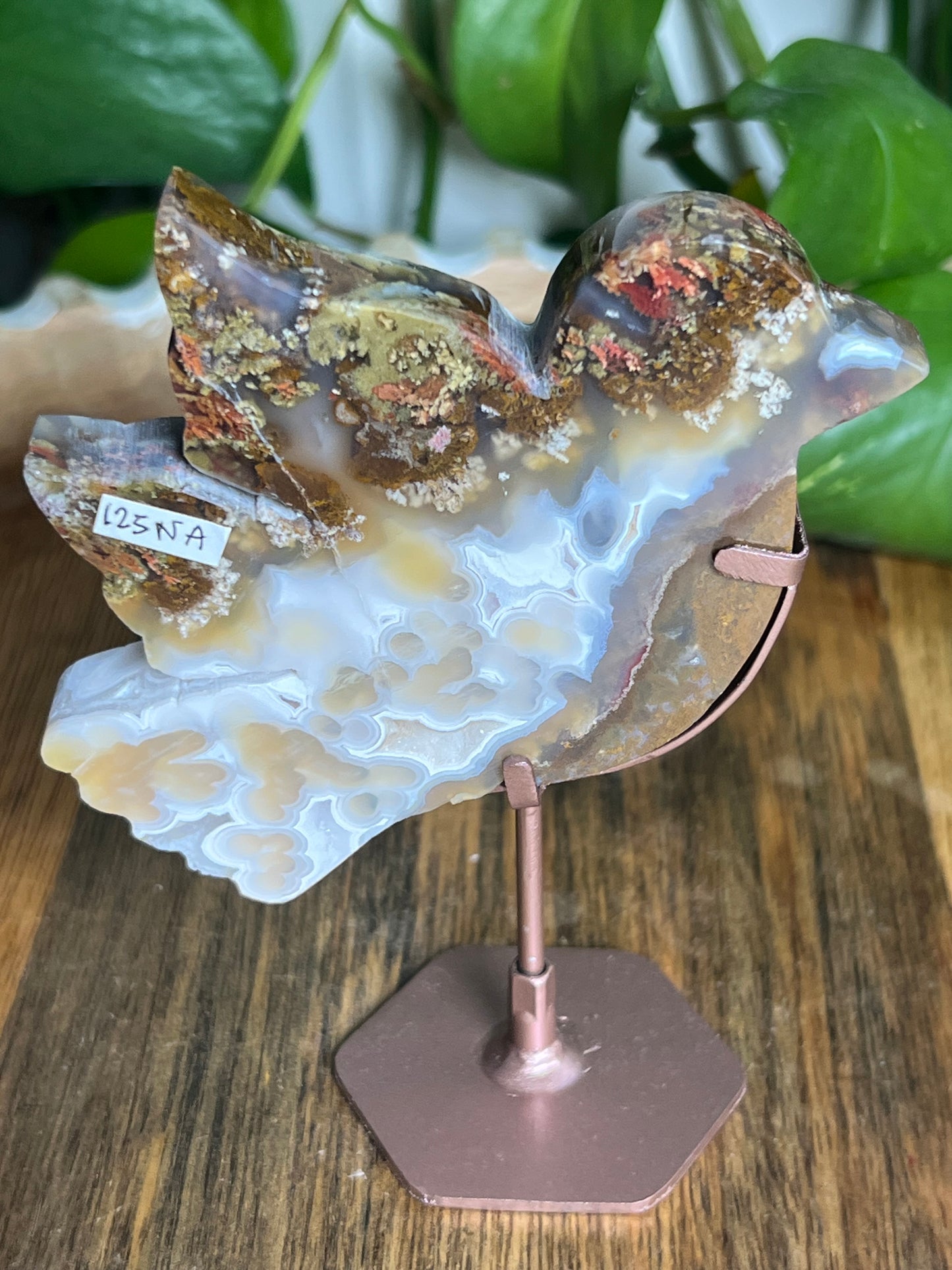 Scenic Moss Agate Bird